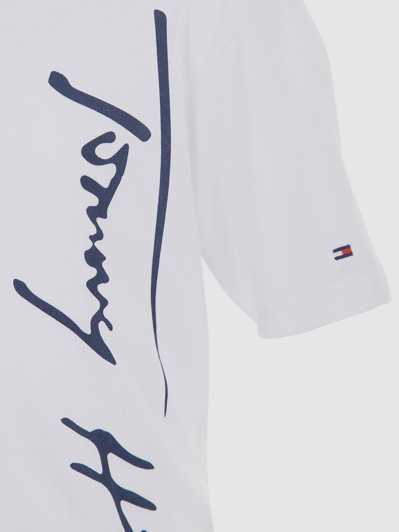 Polera Script Graphic Logo Blanco Tommy Hilfiger-2