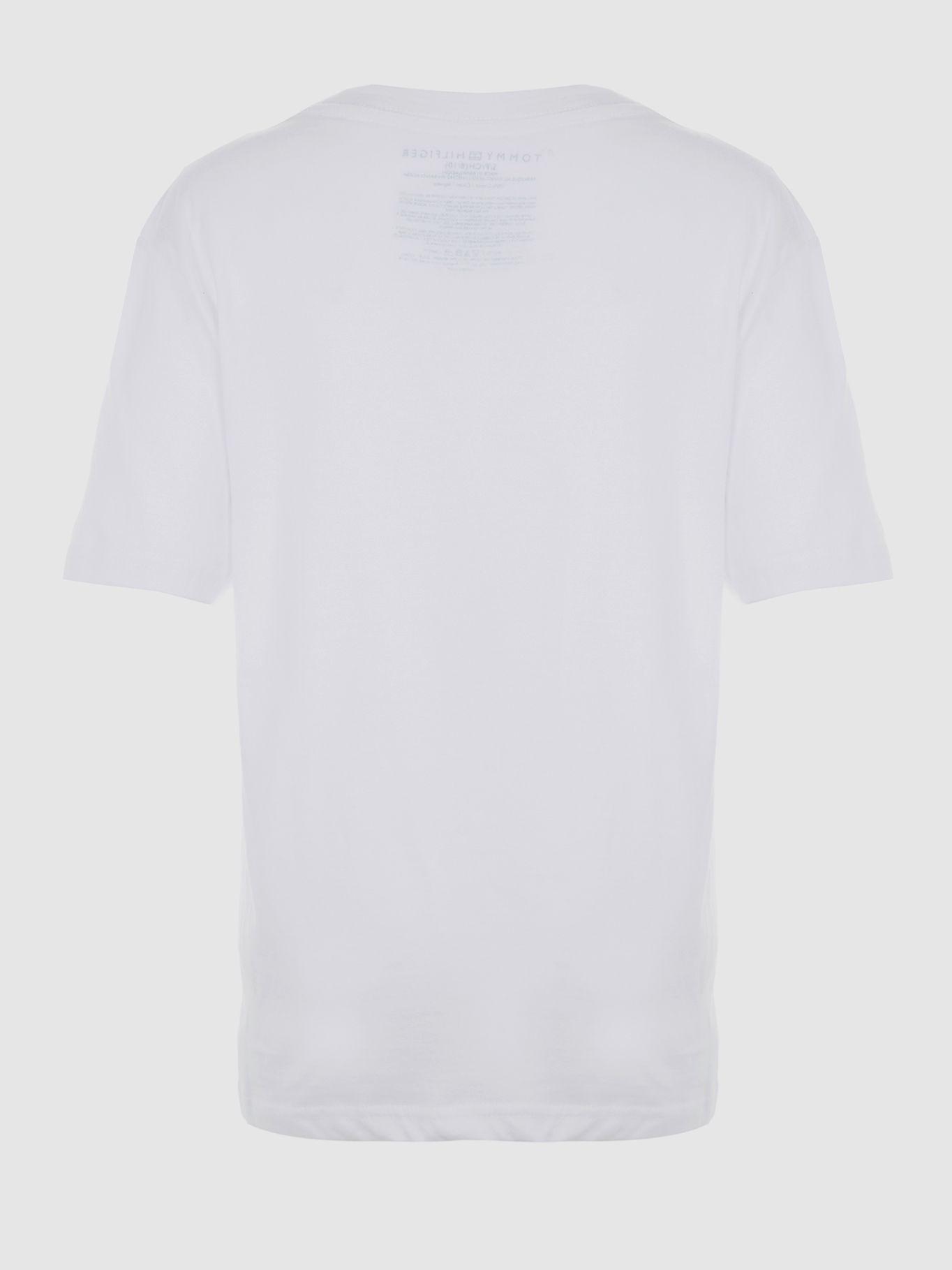 Polera Script Graphic Logo Blanco Tommy Hilfiger-1