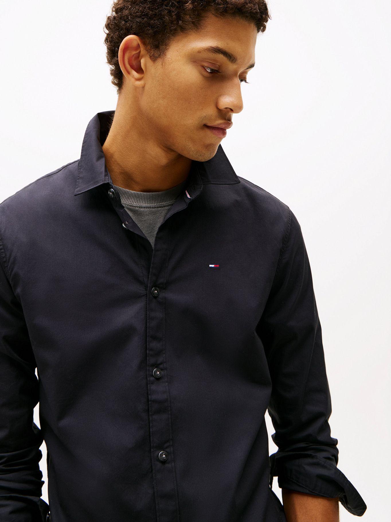 Camisa Solid Elástica Slim Fit-3