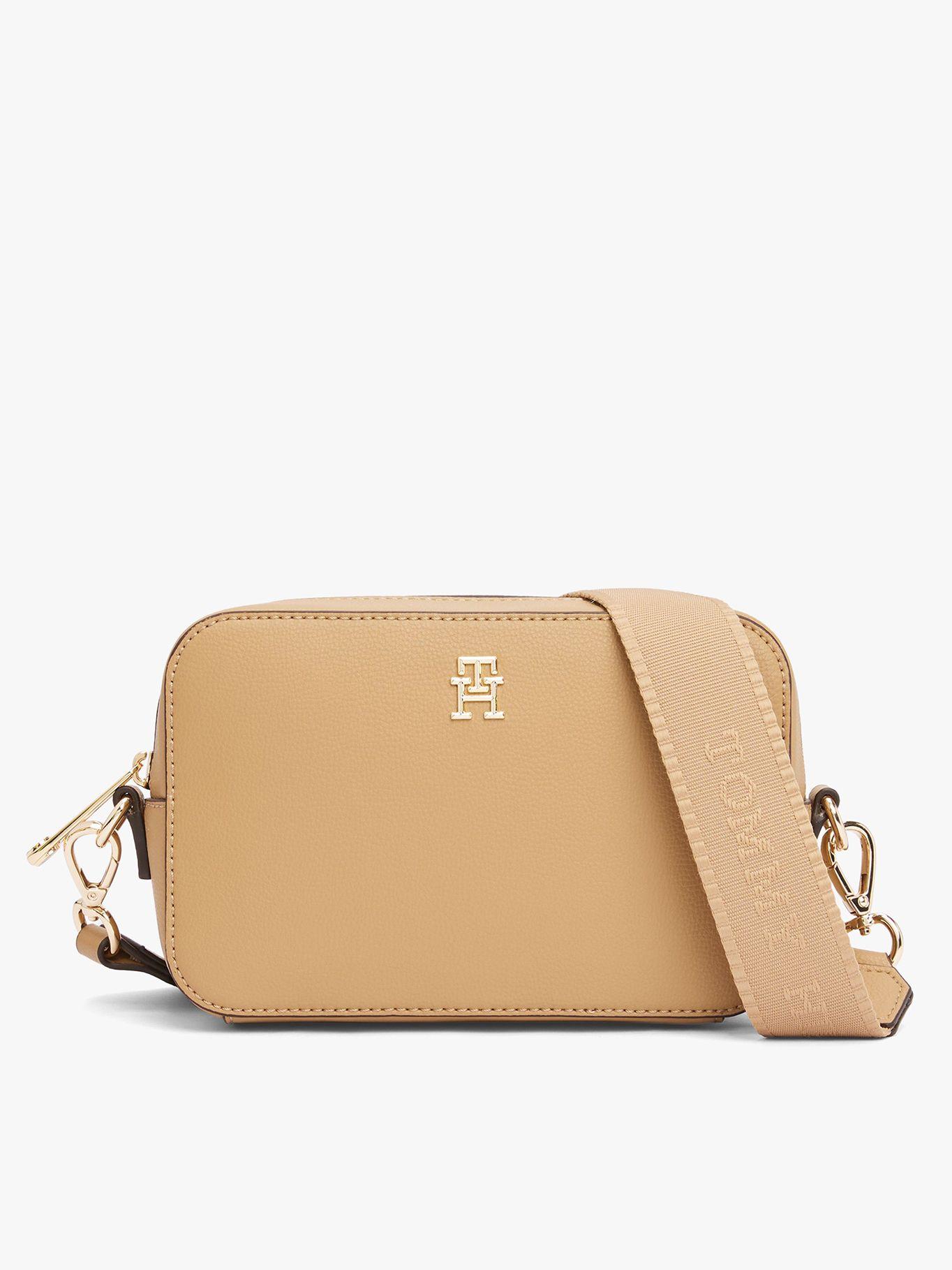 Bandolera Th Soft Logo Beige Tommy Hilfiger-0