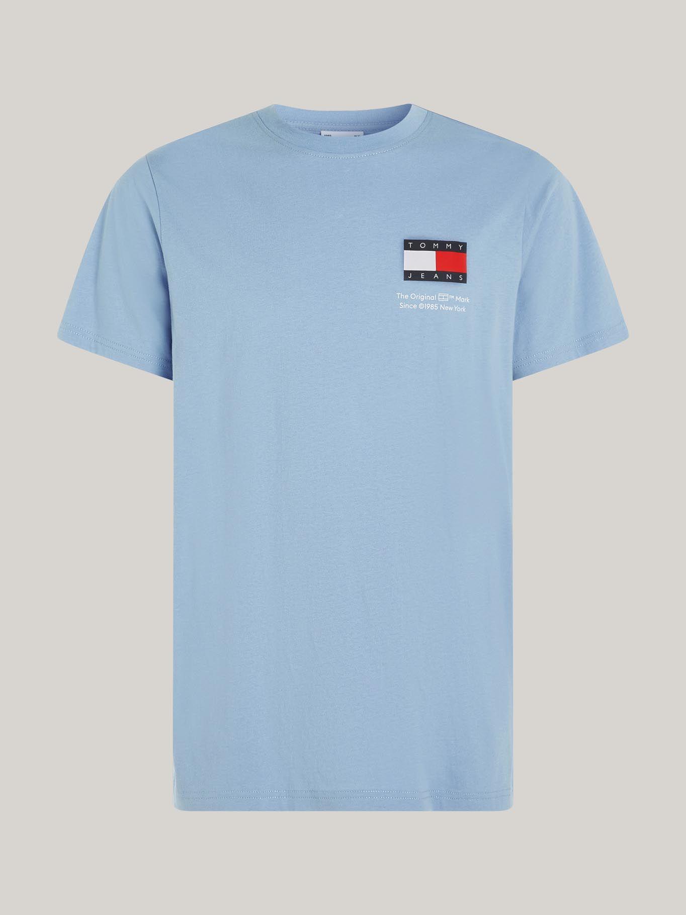 Polera Esencial Con Logo Celeste Tommy Jeans-1
