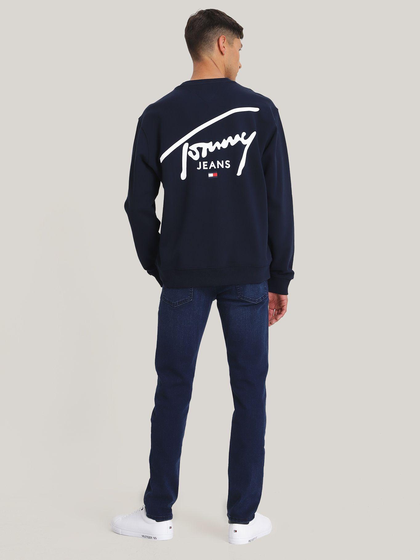 Polerón Con Logo Signature Azul Tommy Jeans-2