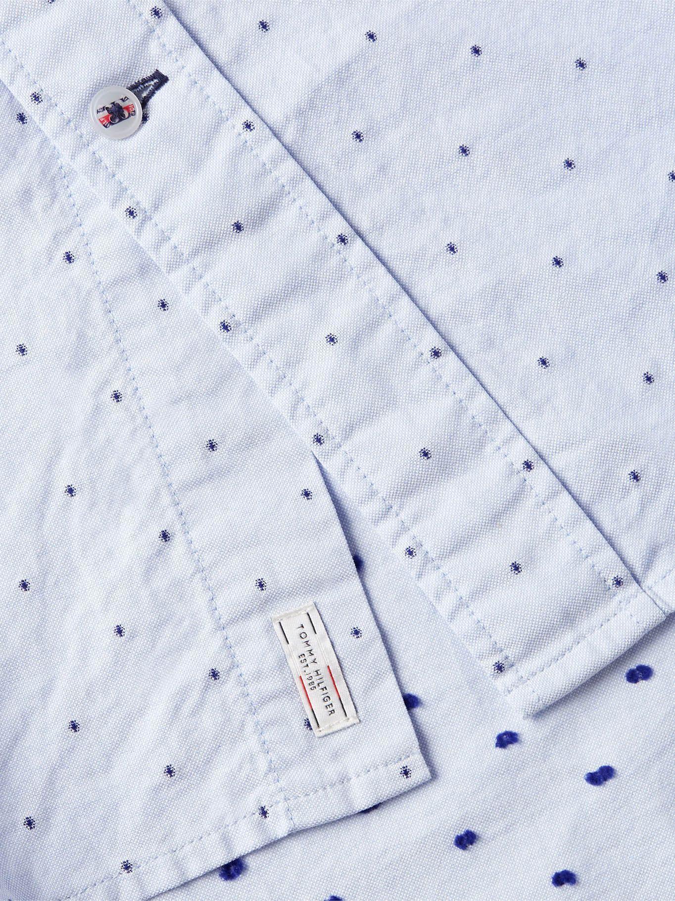 Camisa Oxford Monogram Celeste Tommy Hilfiger-2