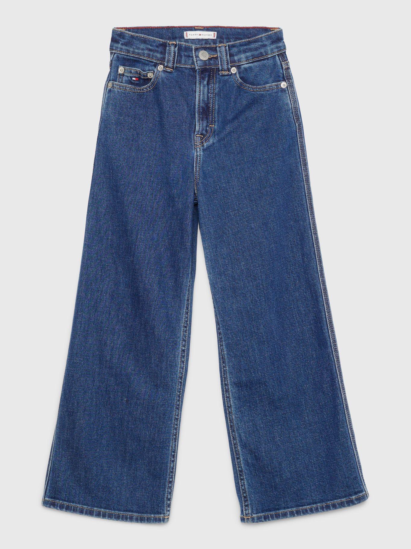 Jeans Wide Leg Azul Tommy Hilfiger-0