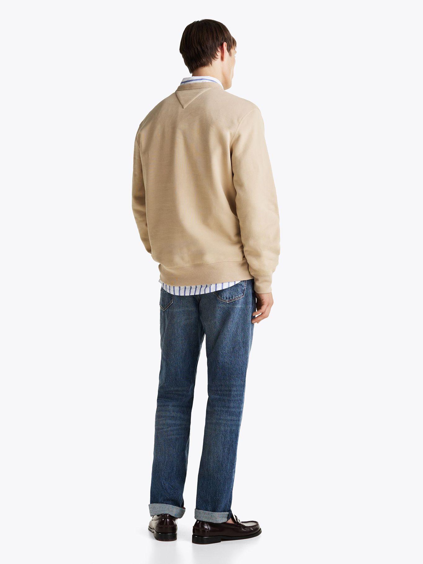 Polerón Solid Con Logo Beige Tommy Hilfiger-2