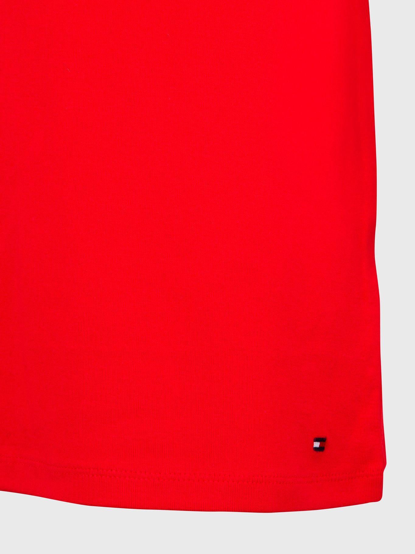 Vestido Global Stripe Logo Rojo Tommy Hilfiger-3