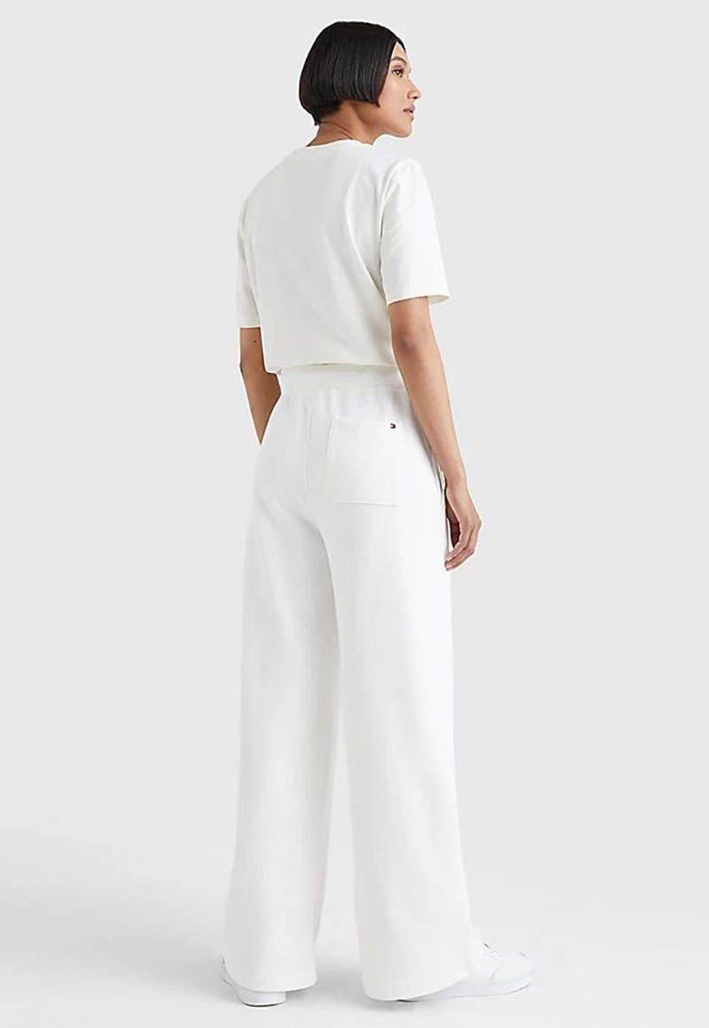 Pantalón Jogger Straight Con Logo Blanco Tommy Hilfiger-1