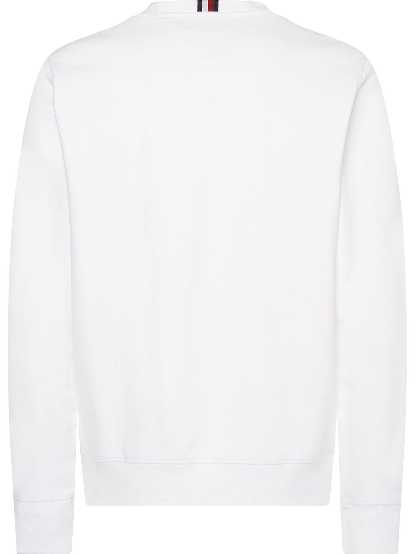 Polerón Icon Stack Crest Logo Blanco Tommy Hilfiger-1