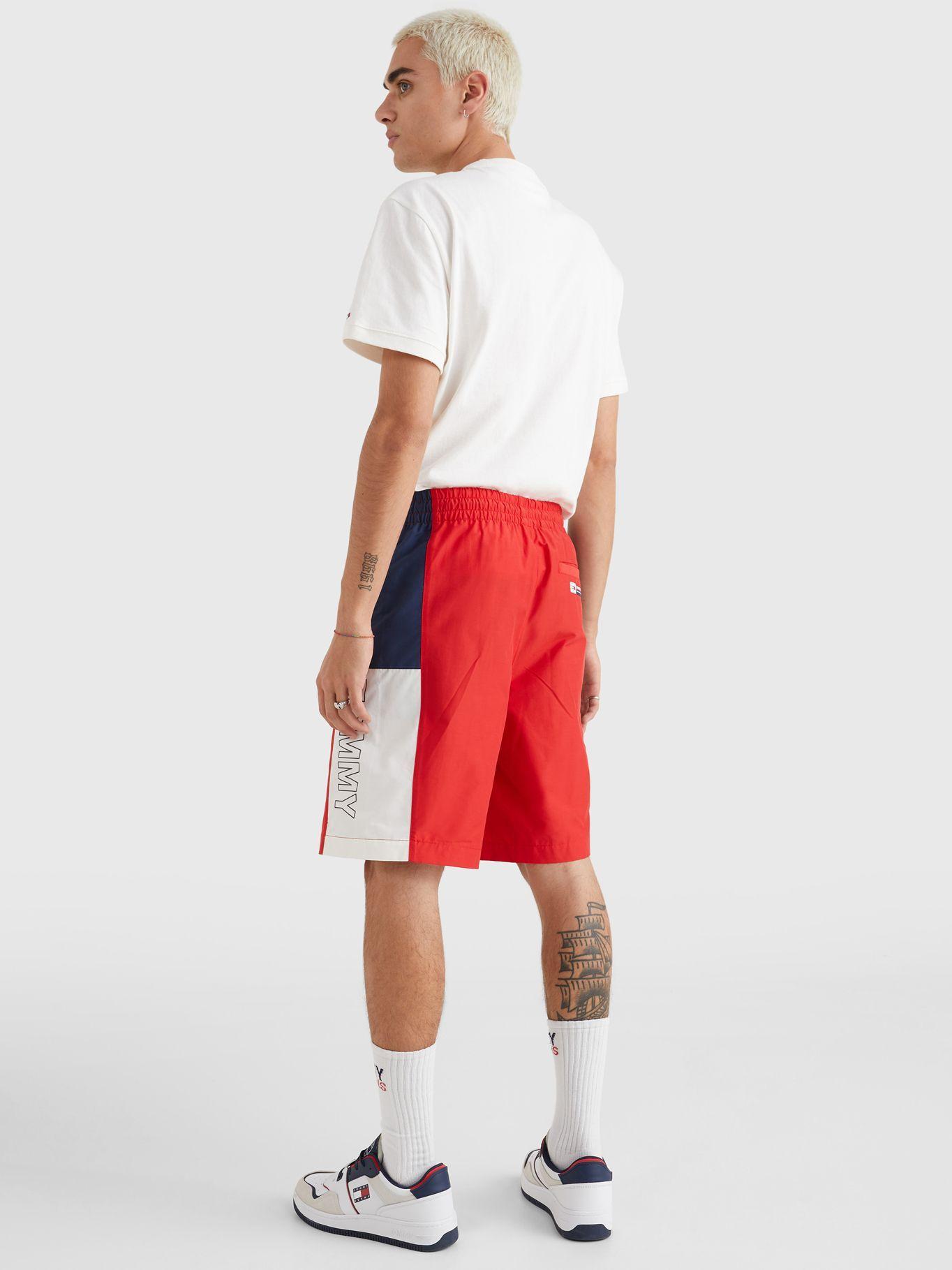 Shorts Archive Basket Relaxed Rojo Tommy Jeans JN2-1
