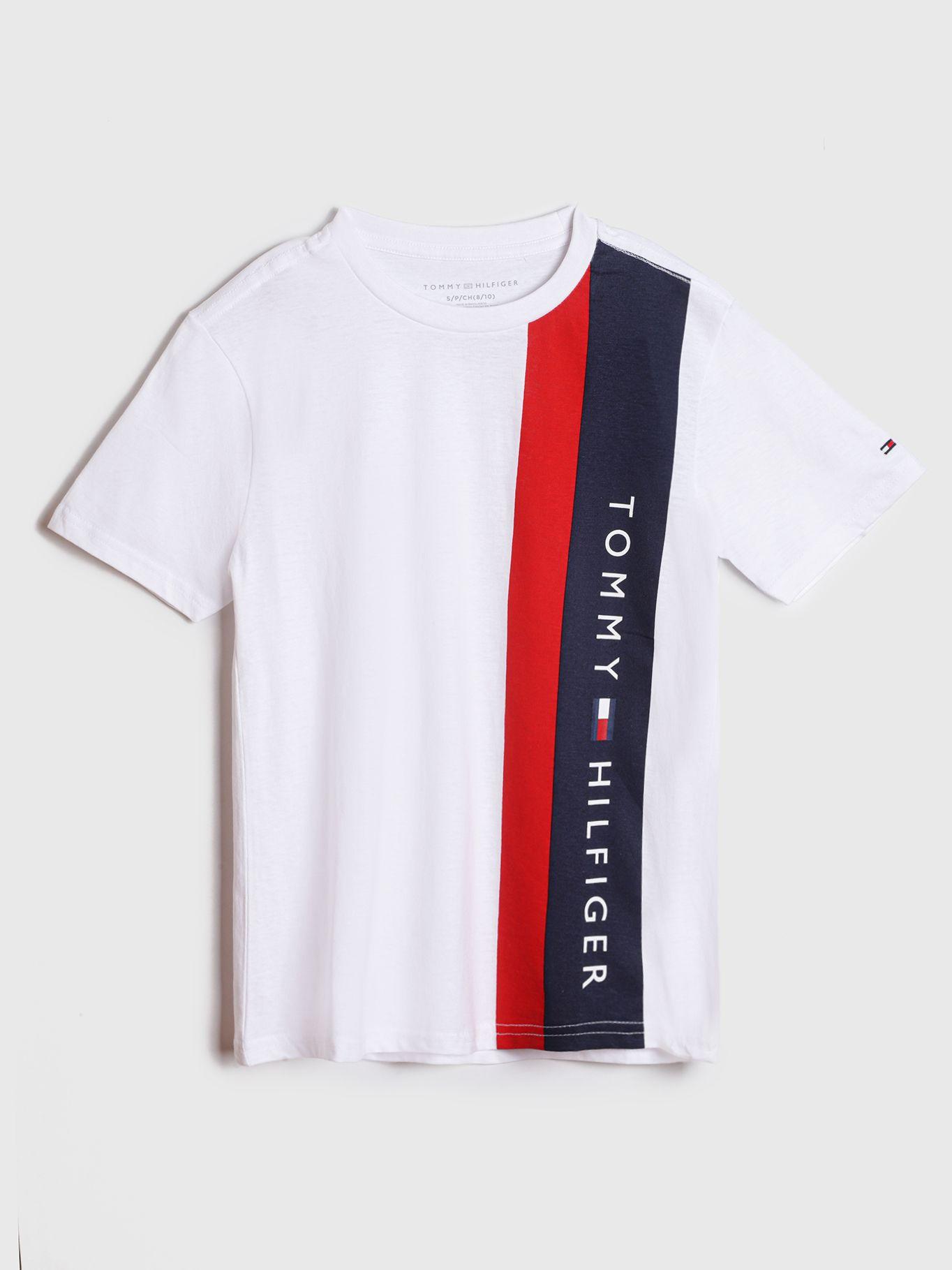 Polera Iconic Graphic Logo Blanco Tommy Hilfiger-0