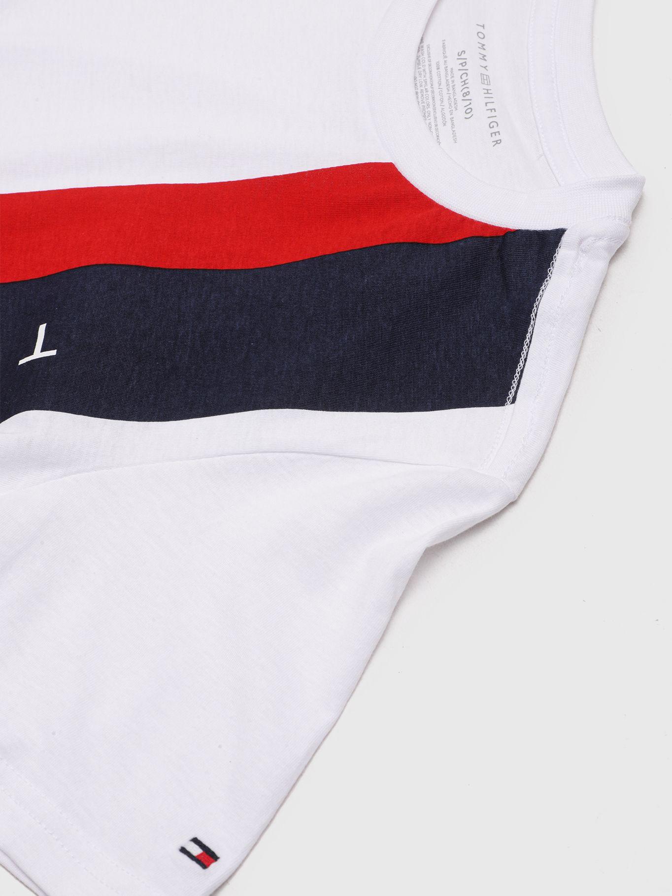 Polera Iconic Graphic Logo Blanco Tommy Hilfiger-3