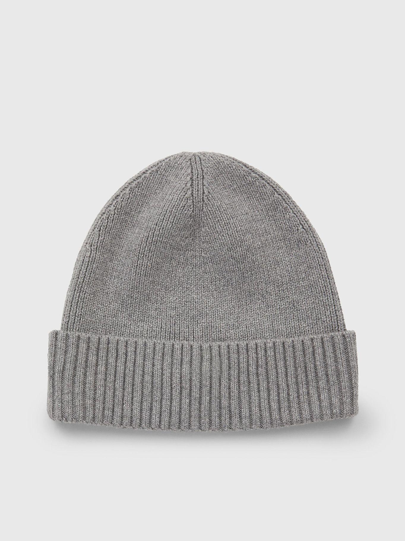 Gorro Beanie Con Logo Gris Tommy Hilfiger-1