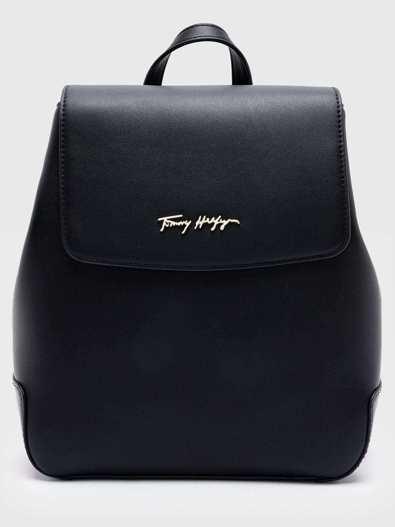 Mochila Flap Signature Negro Tommy Hilfiger-0