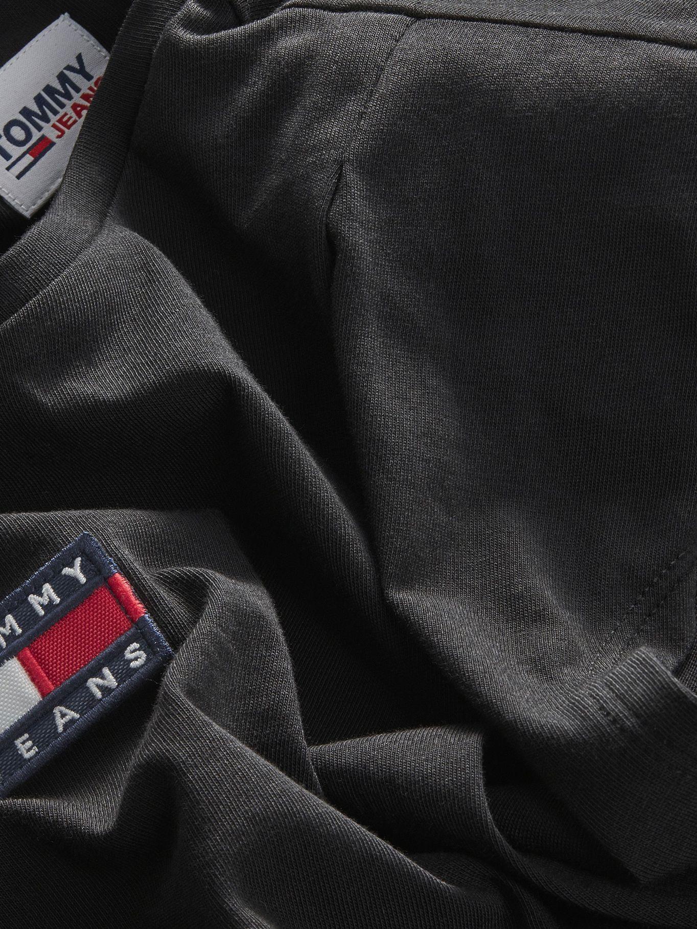 Polera Cropped Con Parche Negro Tommy Hilfiger-2