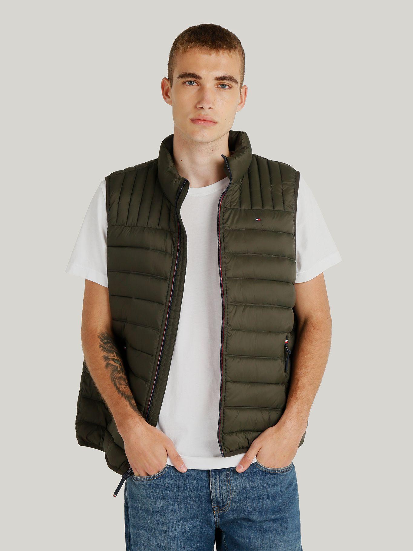 Parka Vest Light Weight Quilted Verde Tommy Hilfiger-0