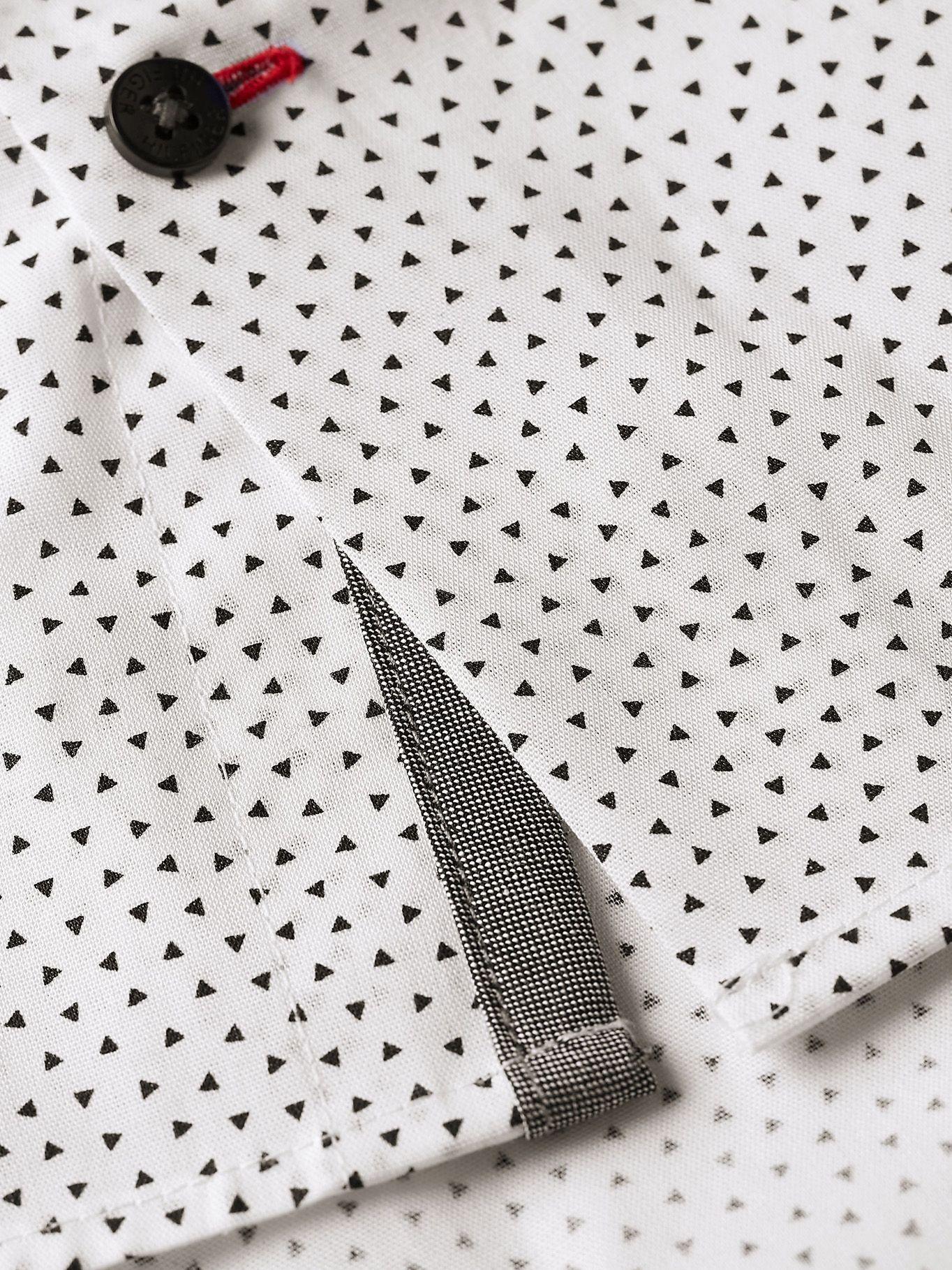 Camisa Triangle Print Blanco Tommy Hilfiger-2