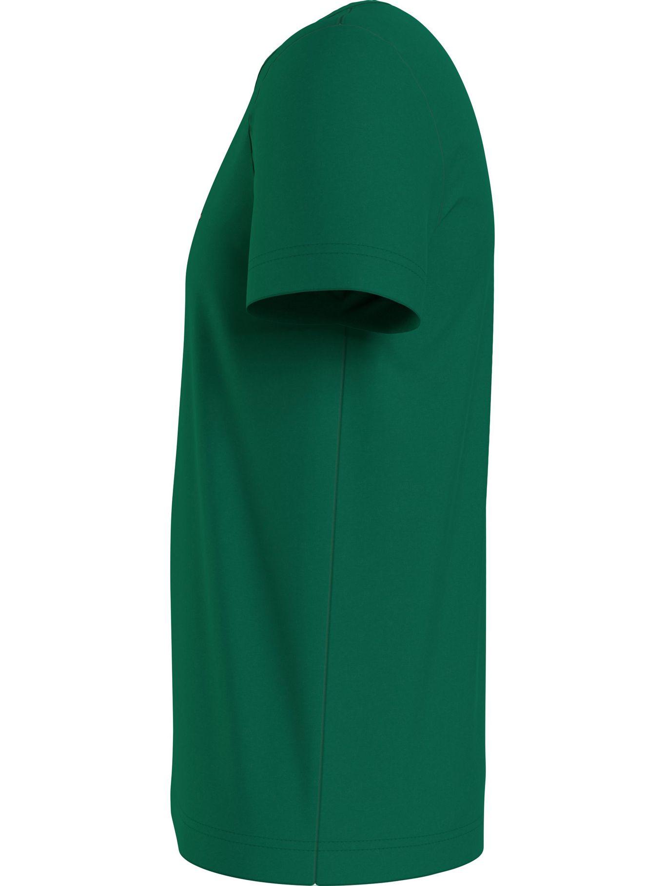 Polera Essential Cotton C-Neck Slim Fit Verde Tommy Hilfiger-4