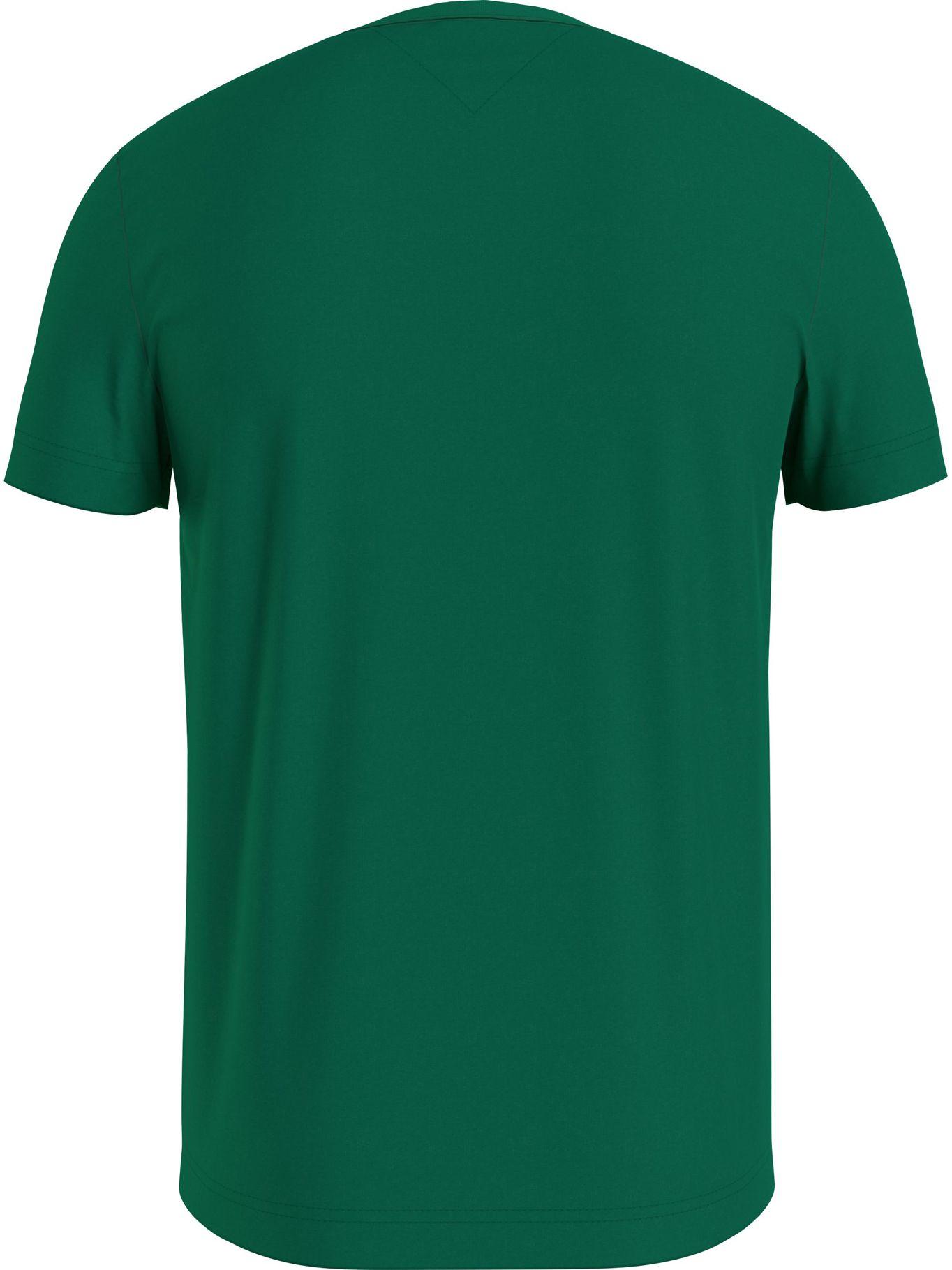 Polera Essential Cotton C-Neck Slim Fit Verde Tommy Hilfiger-1