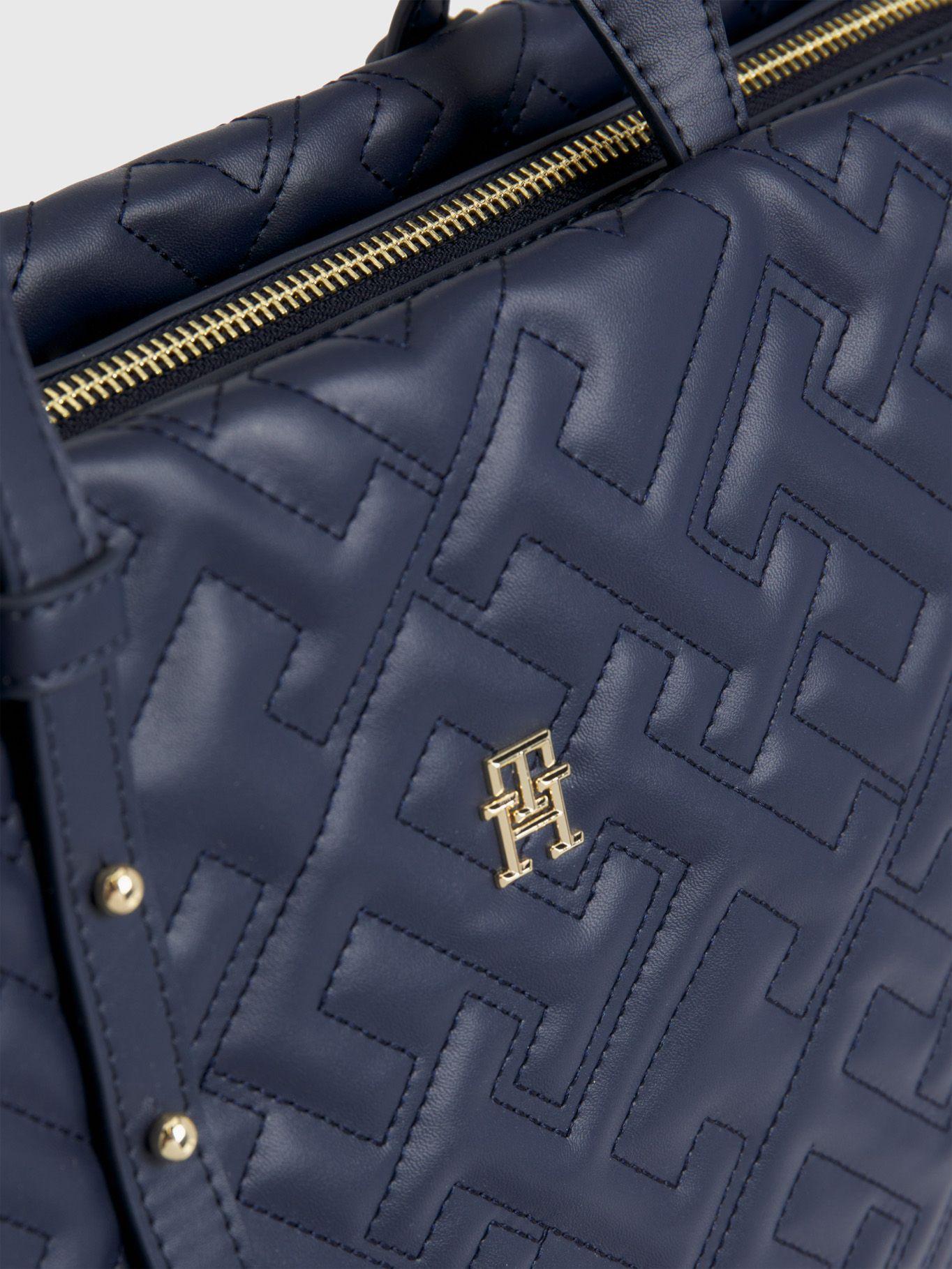 Tote Soft Monogram Azul Tommy Hilfiger-4