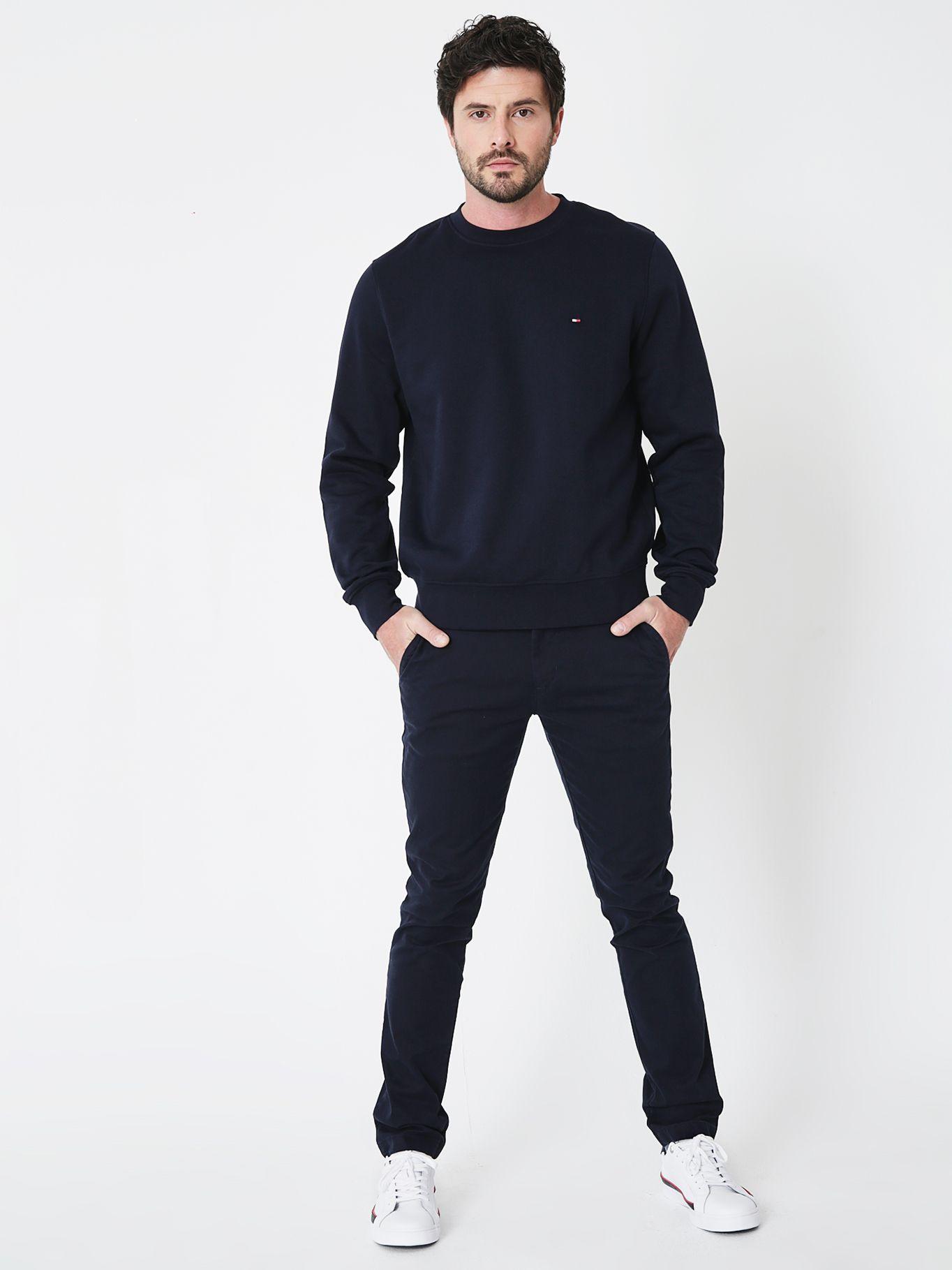 Polerón Essential C-Neck Azul Tommy Hilfiger-2