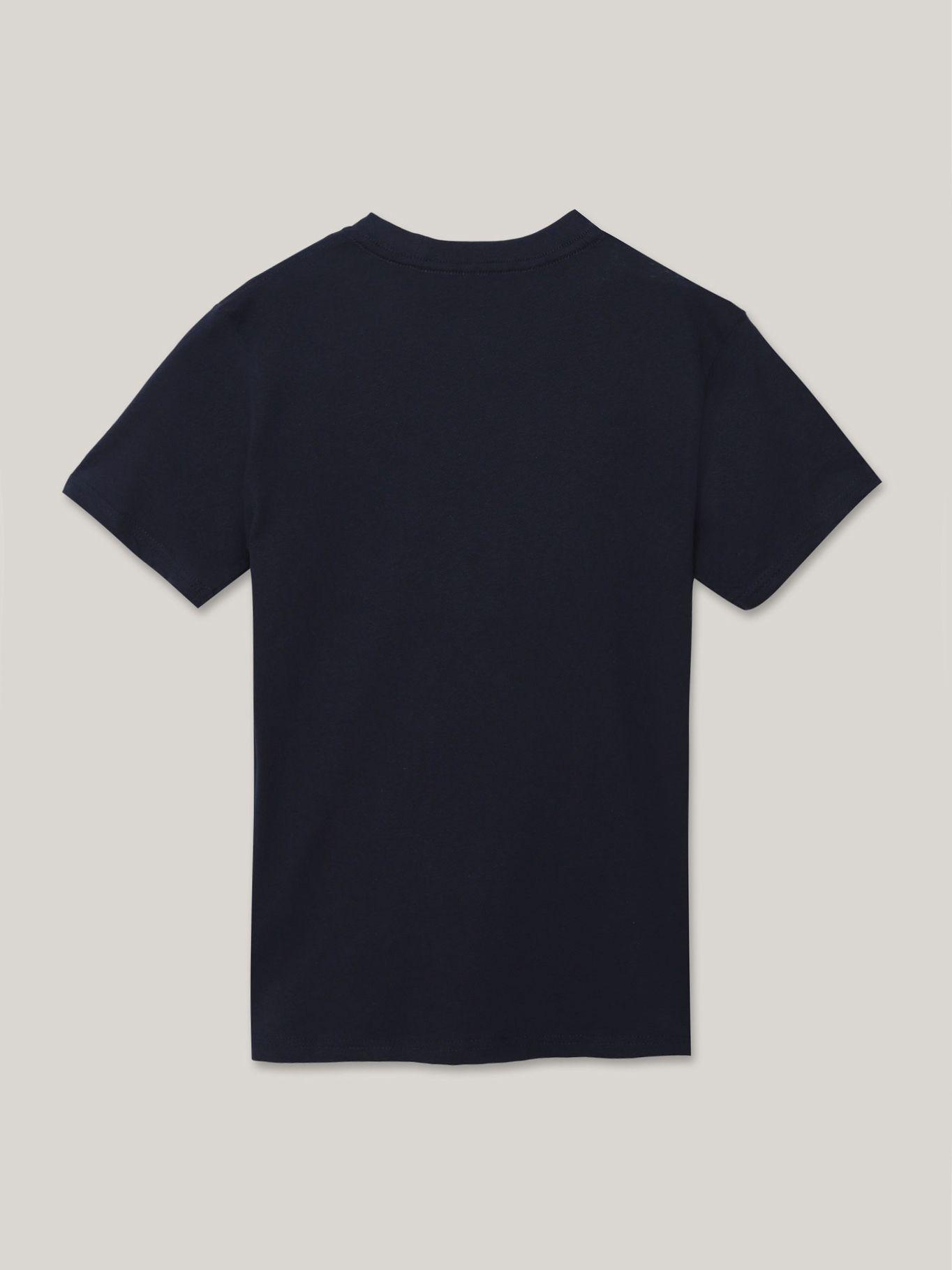 Polera De Niño Global Stripe Block Azul Tommy Hilfiger-1