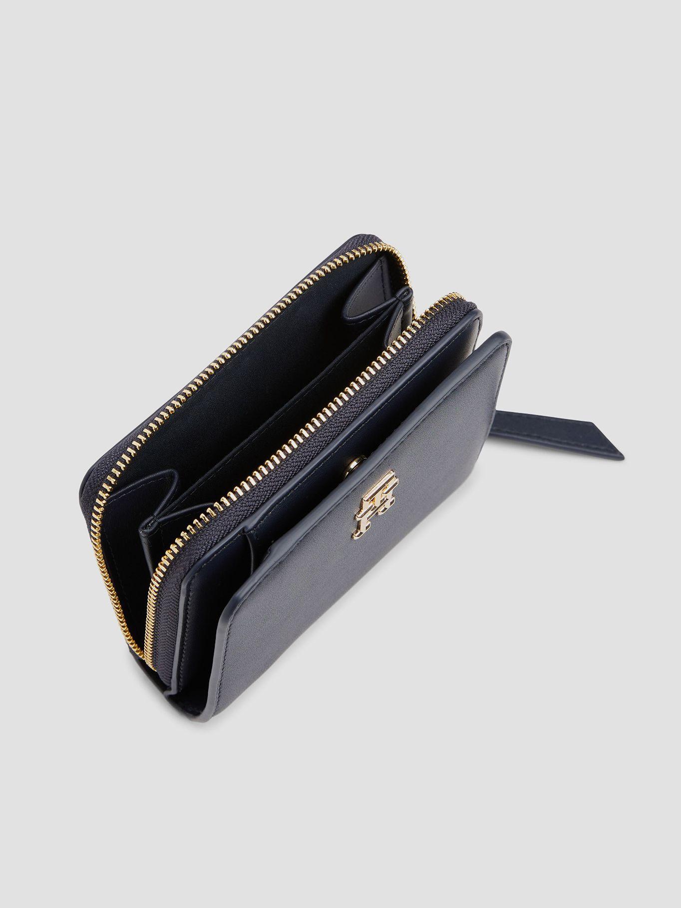 Billetera Cierre Y Logo Monogram Azul Tommy Hilfiger-2