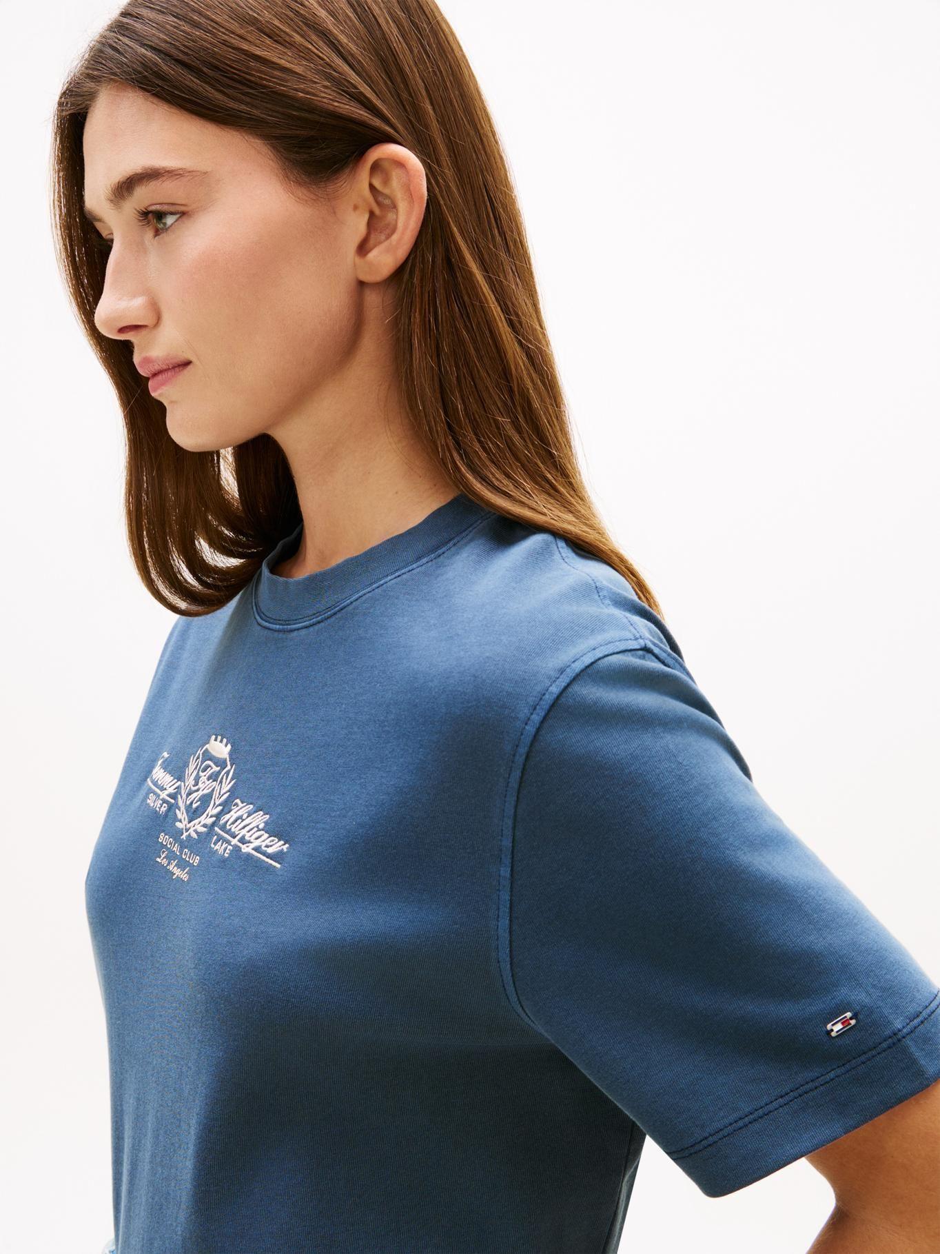Polera Con Logo Escudo Bordado Relaxed Fit-3