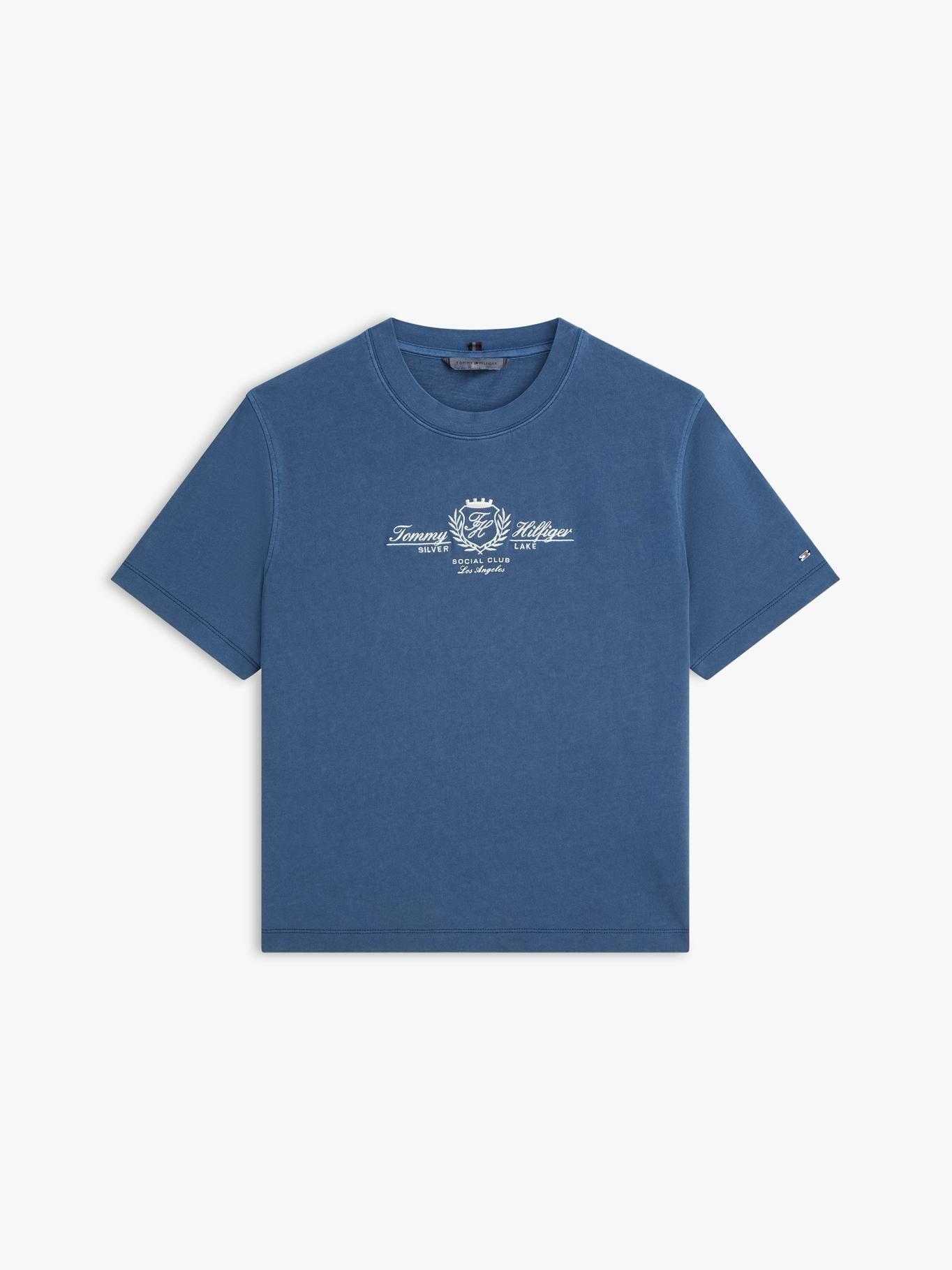 Polera Con Logo Escudo Bordado Relaxed Fit-4