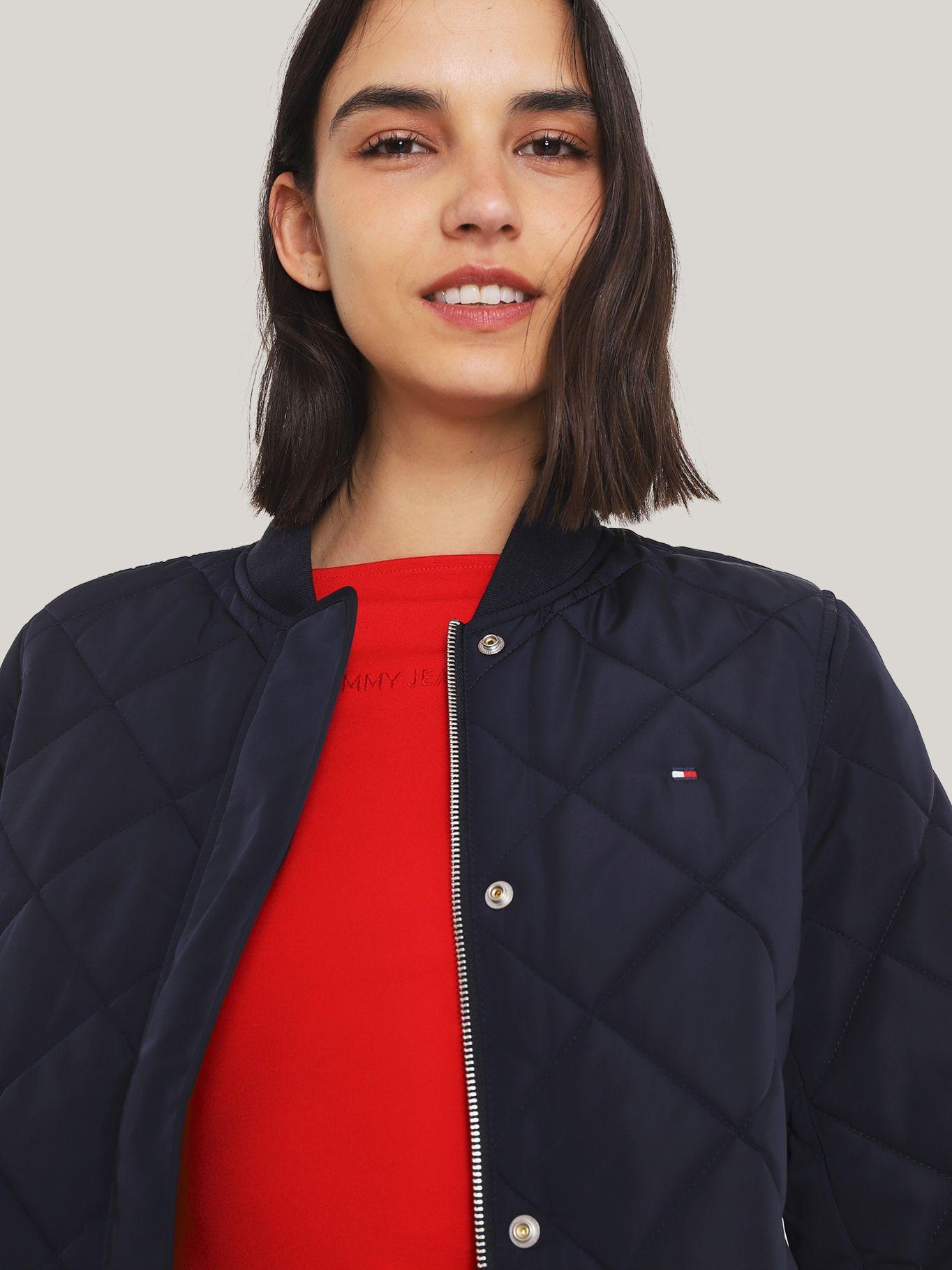 Chaqueta Bomber C Diseño Acolchado Azul Tommy Hilfiger-3