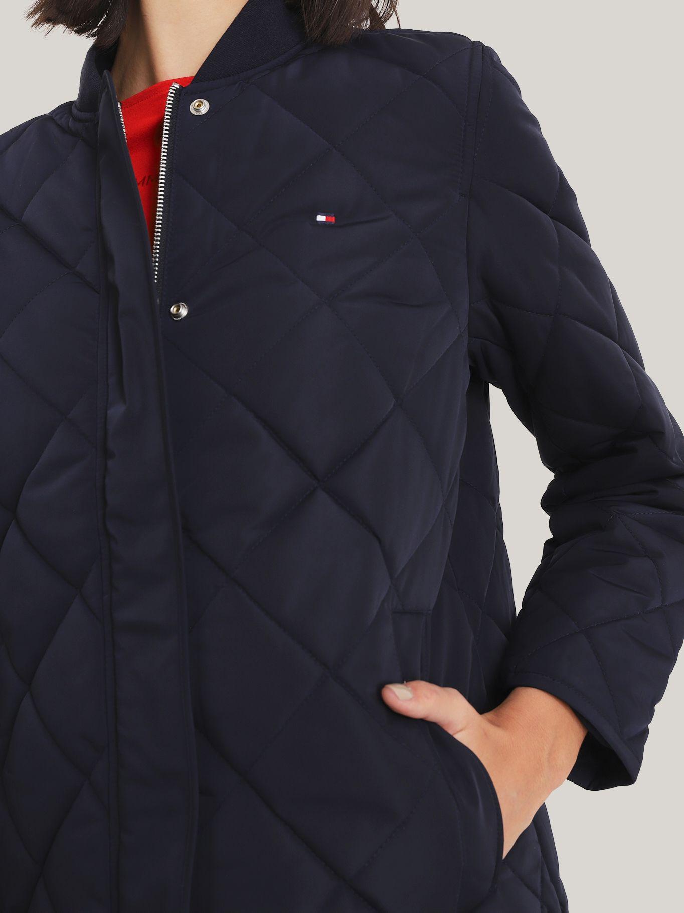 Chaqueta Bomber C Diseño Acolchado Azul Tommy Hilfiger-4