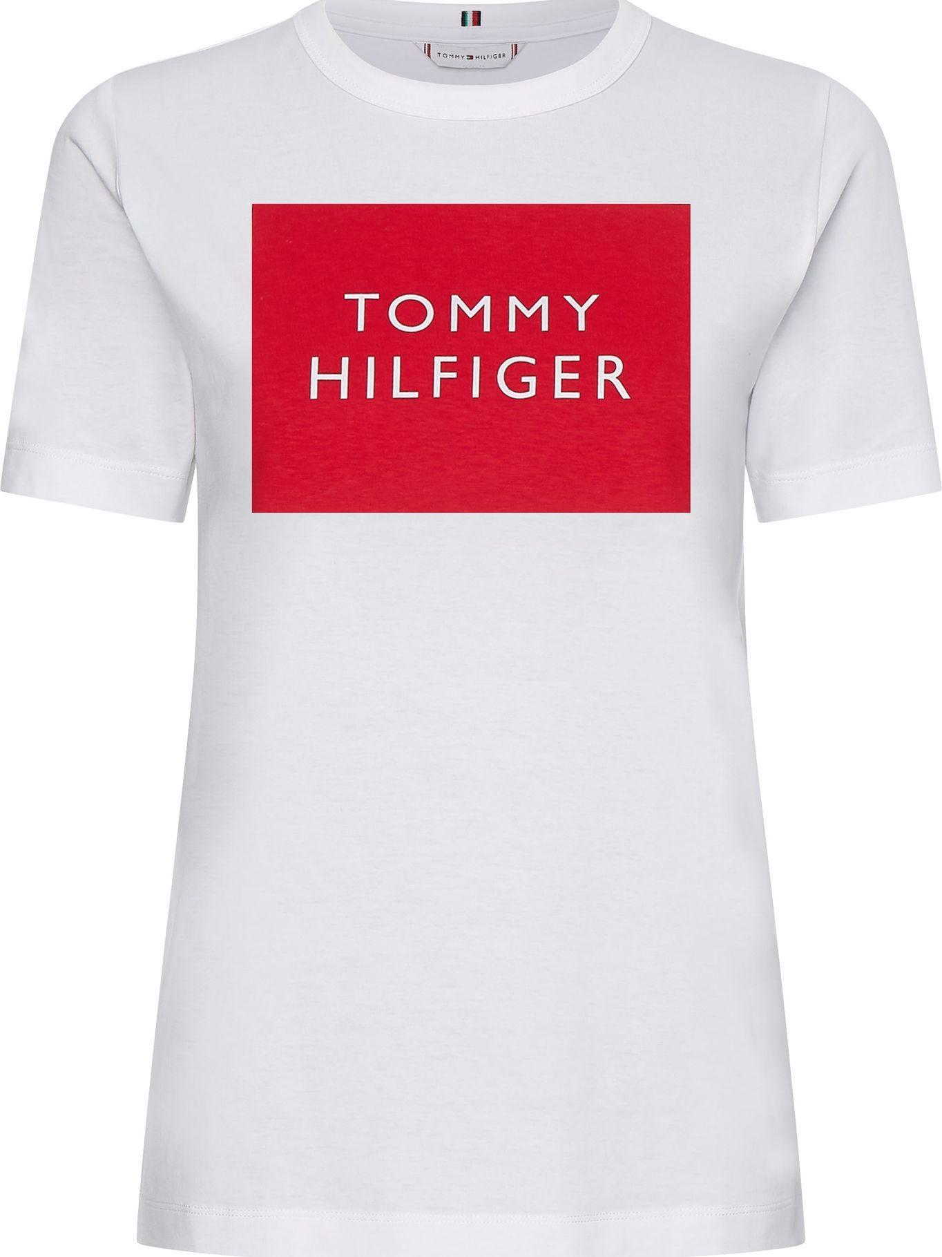 Polera Logo Gráfico Blanco Tommy Hilfiger A2-0