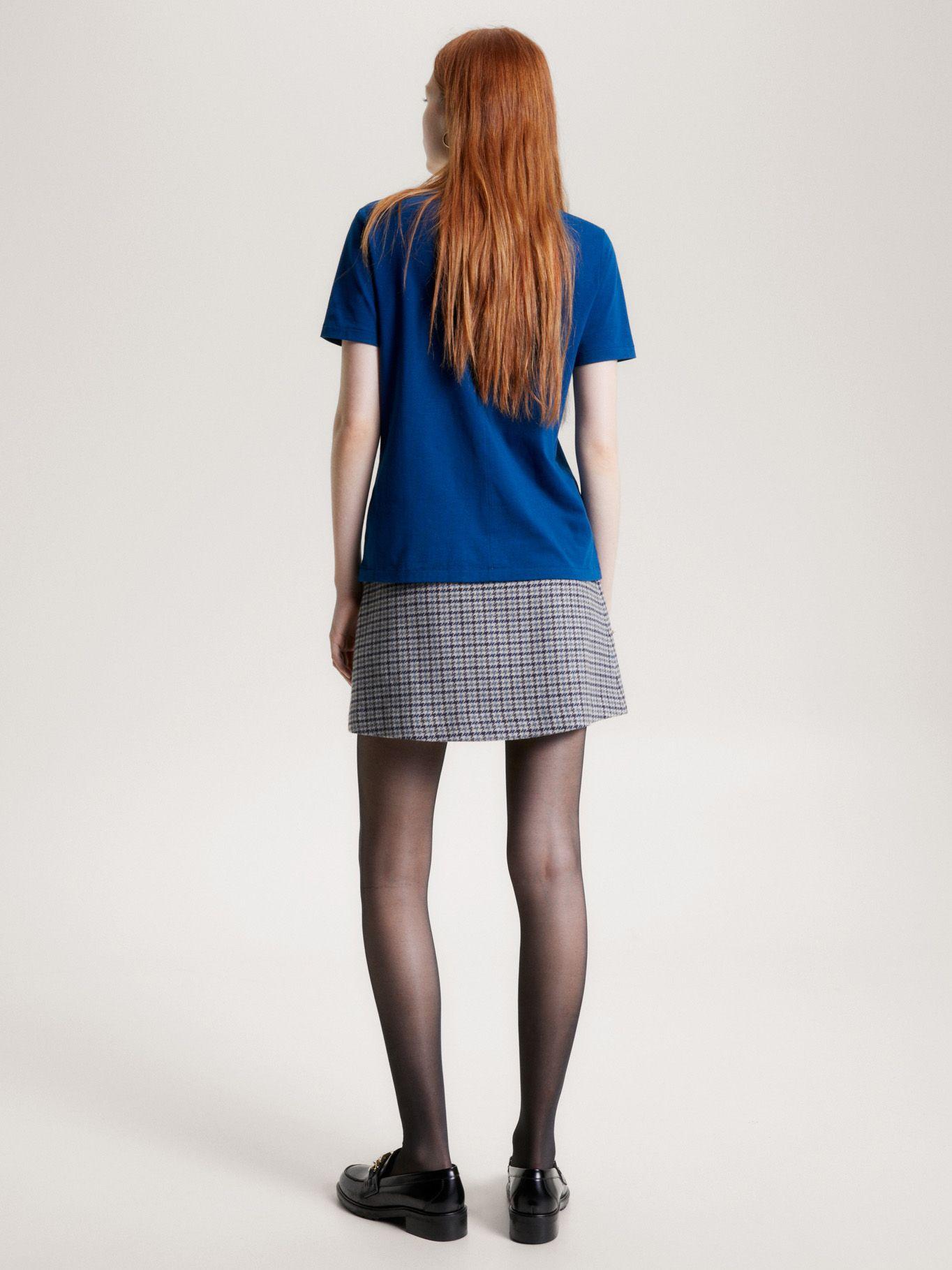 Polera Modern Tonal Con Logo Azul Tommy Hilfiger-2