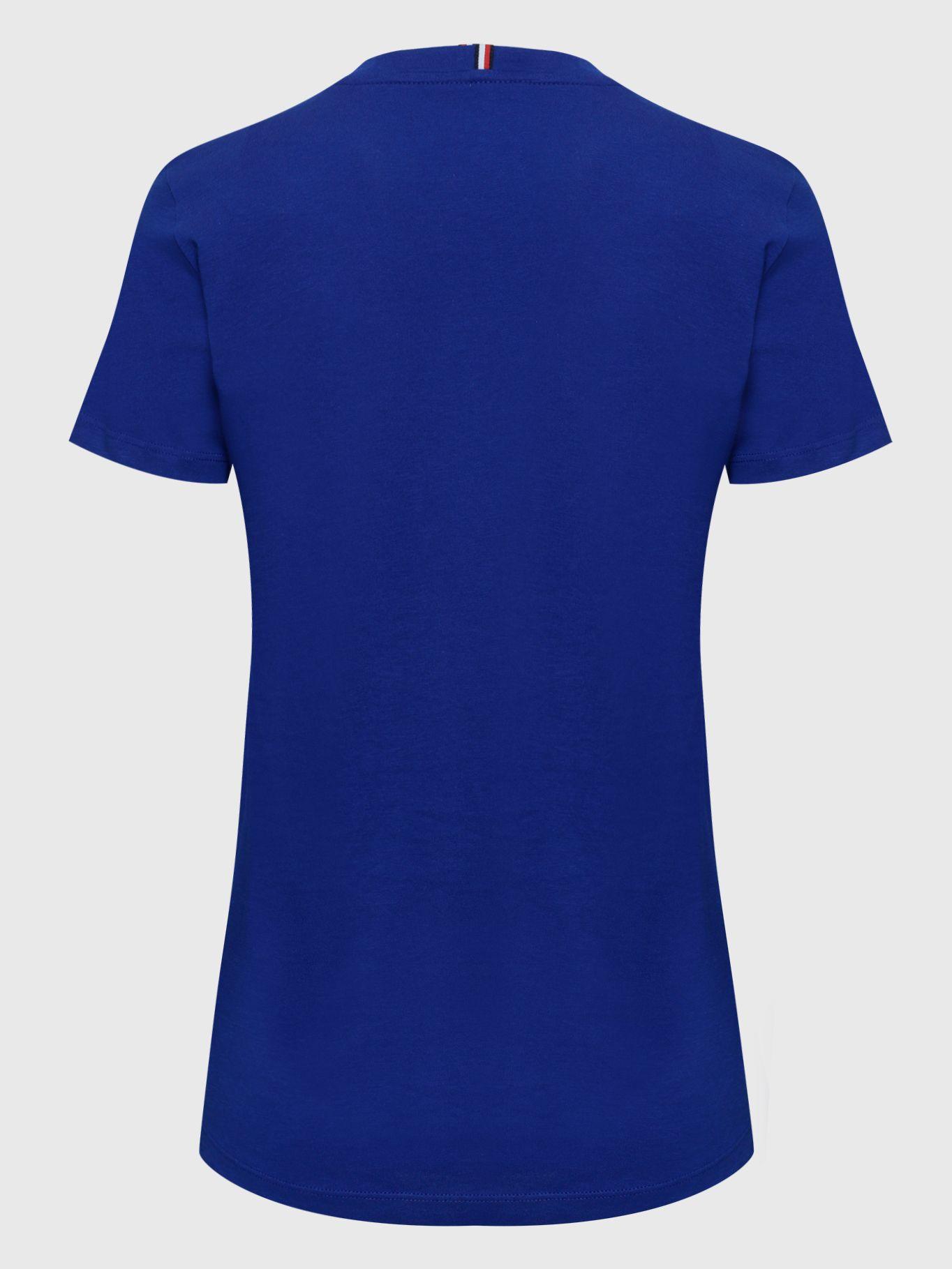 Polera Basica C-Neck Azul Tommy Hilfiger-1