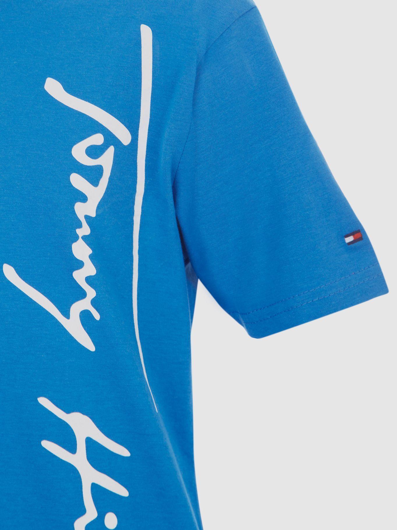 Polera Script Graphic Logo 451 Azul Tommy Hilfiger-2