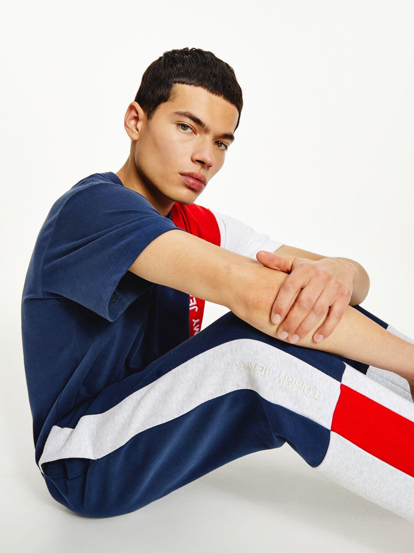 Joggers Tjm Color Block Azul Tommy Hilfiger-2