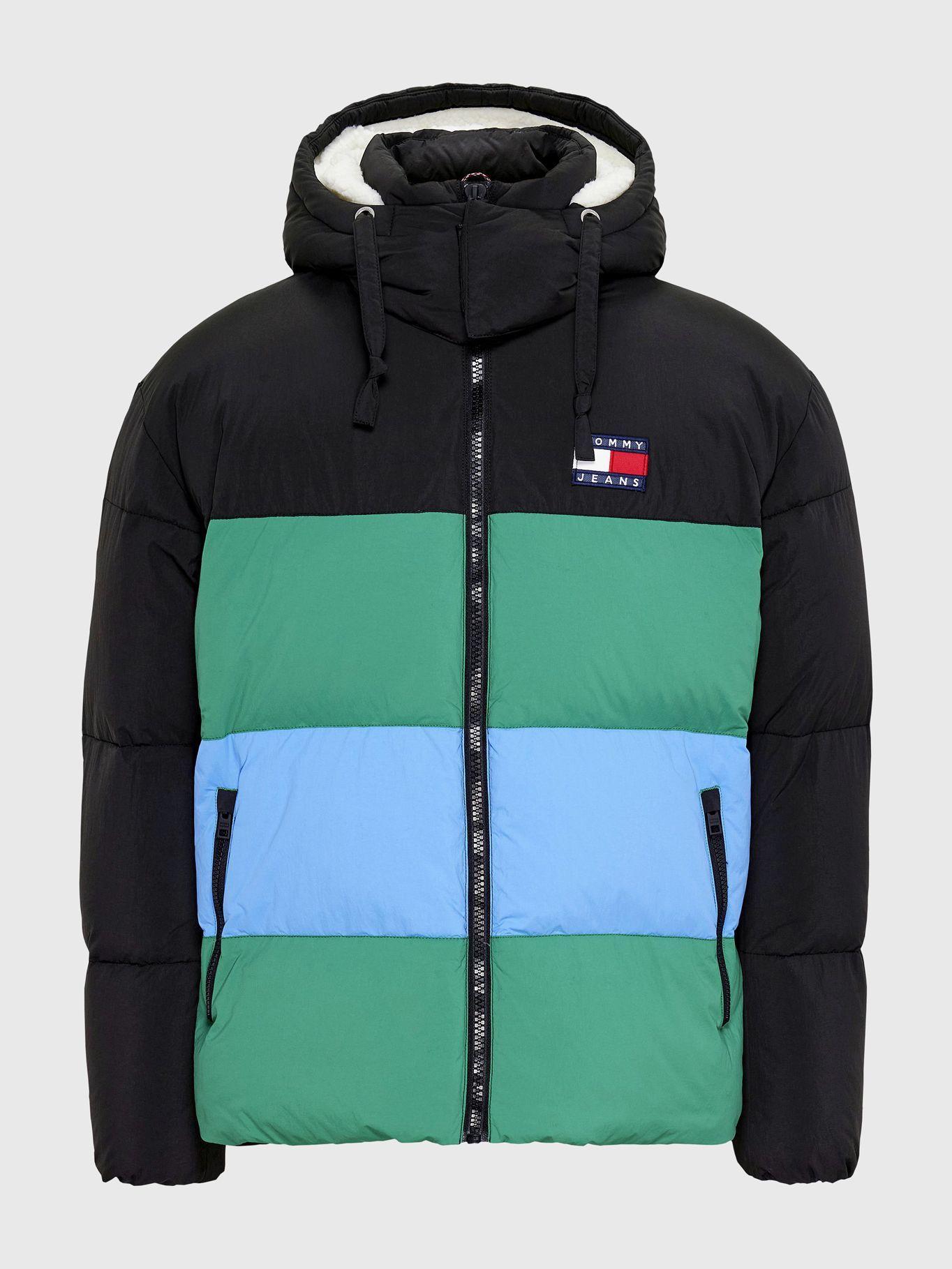 Parka Color Badge Stripe Verde Tommy Hilfiger-5