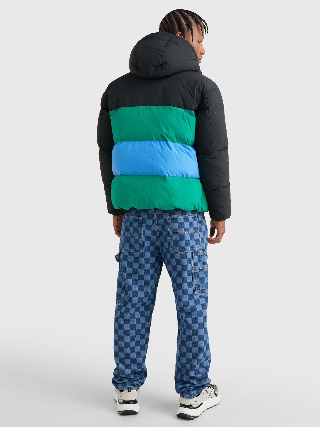 Parka Color Badge Stripe Verde Tommy Hilfiger-2