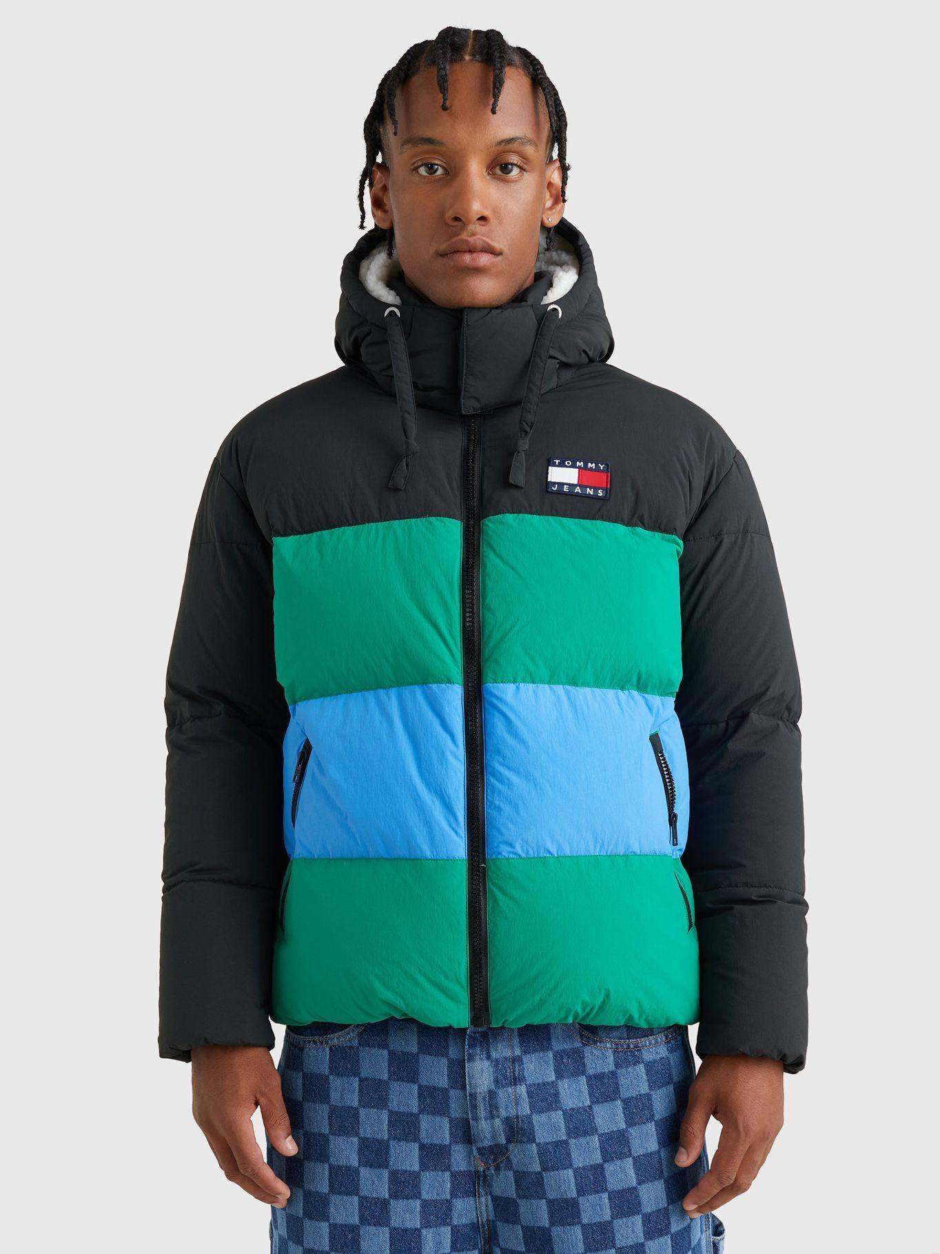 Parka Color Badge Stripe Verde Tommy Hilfiger-0