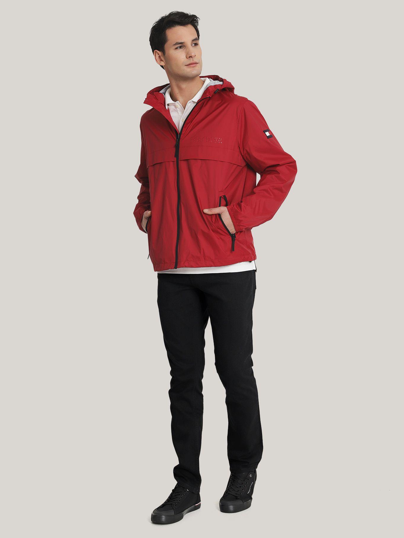 Cortaviento Active Con Gorro Rojo Tommy Hilfiger-1