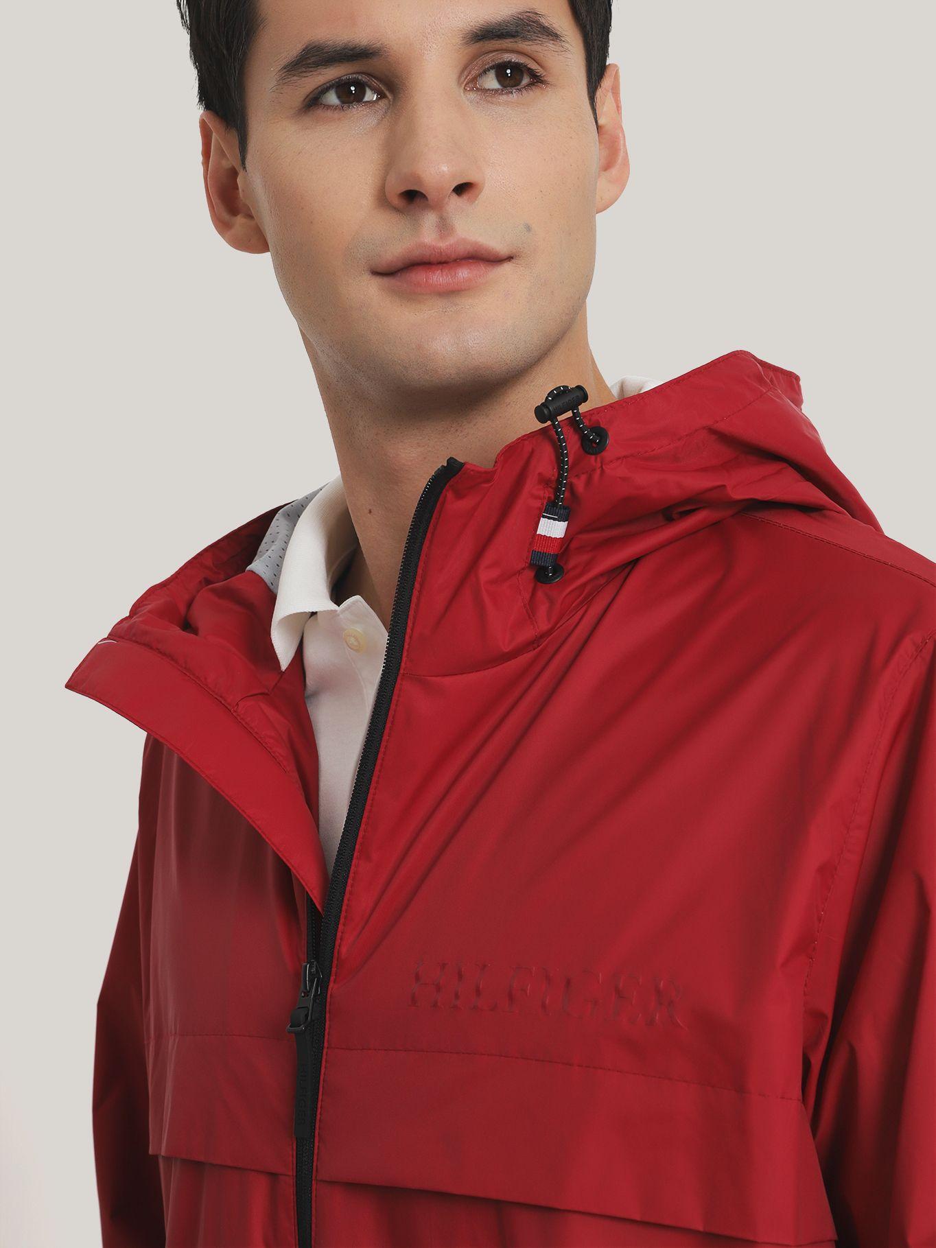 Cortaviento Active Con Gorro Rojo Tommy Hilfiger-3