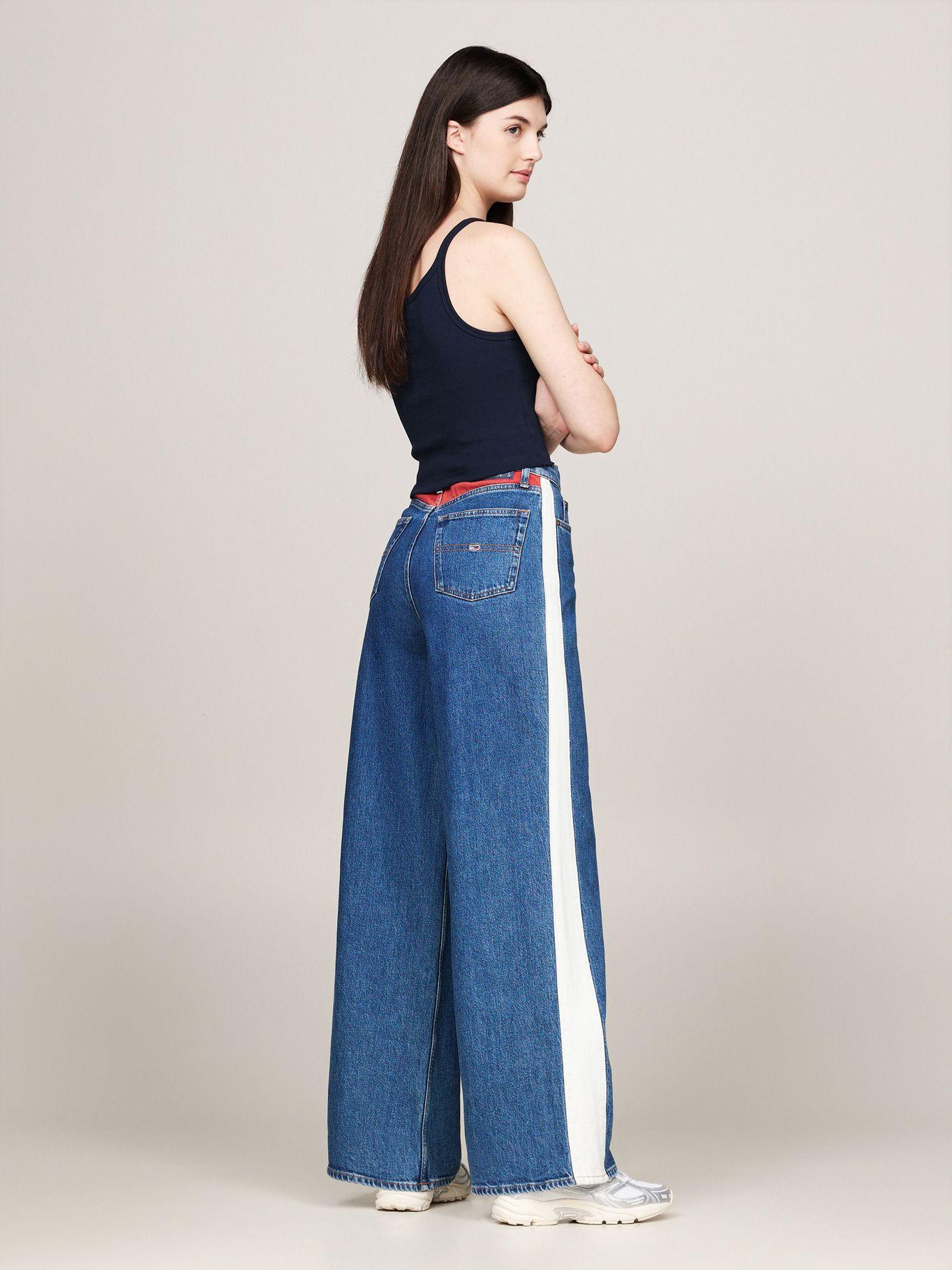 Polera Cropped-Con Logo Azul Tommy Jeans-2