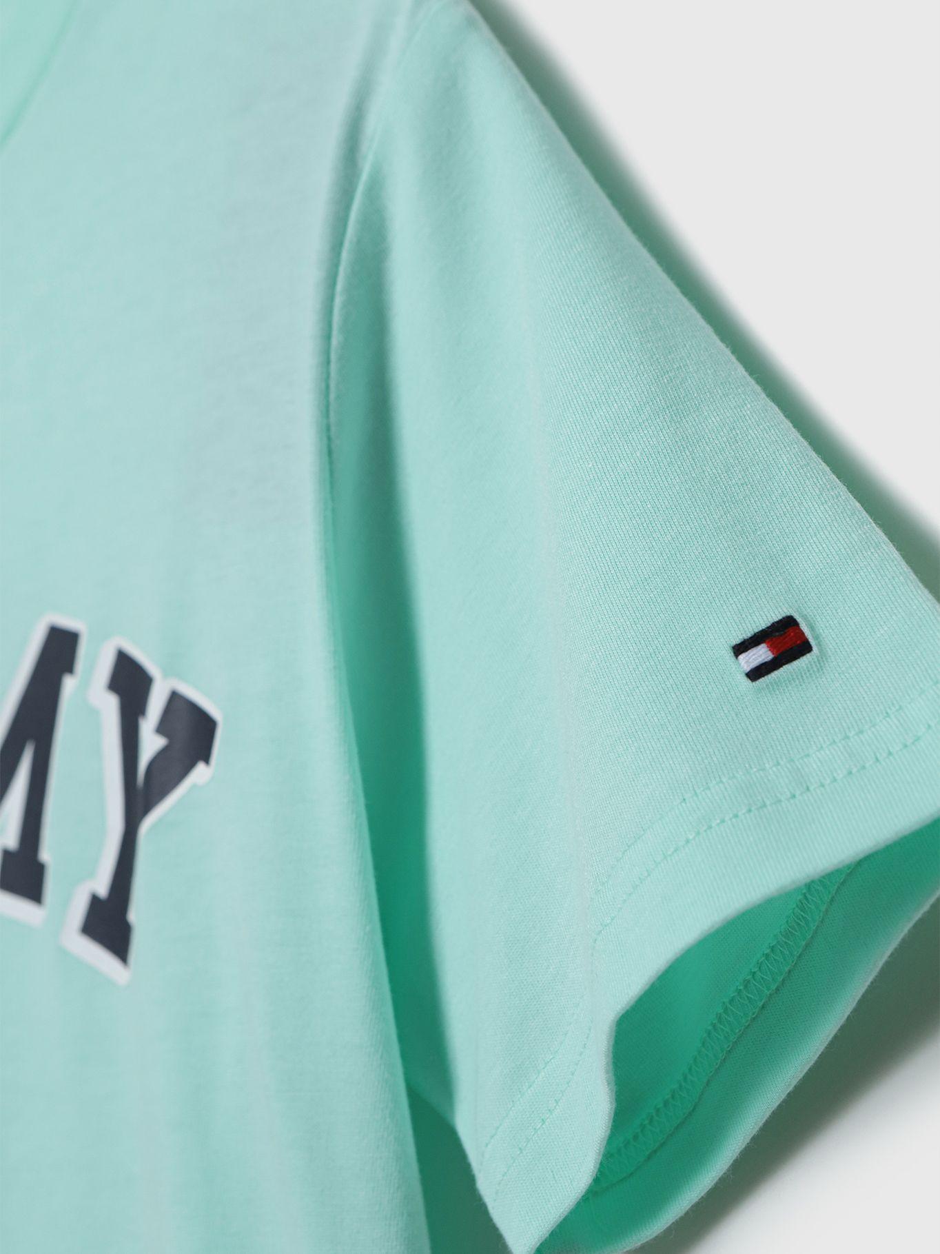 Polera Logo Circular Verde Tommy Hilfiger-3