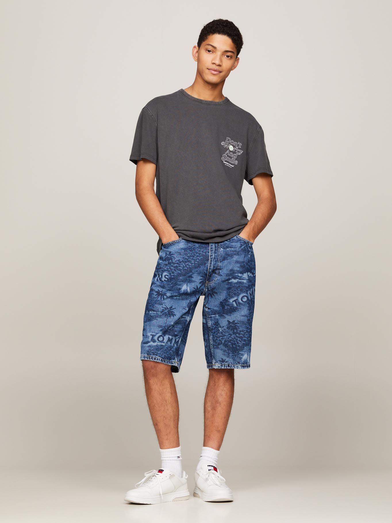 Polera Novelty Graphic Logo Negro Tommy Hilfiger-1