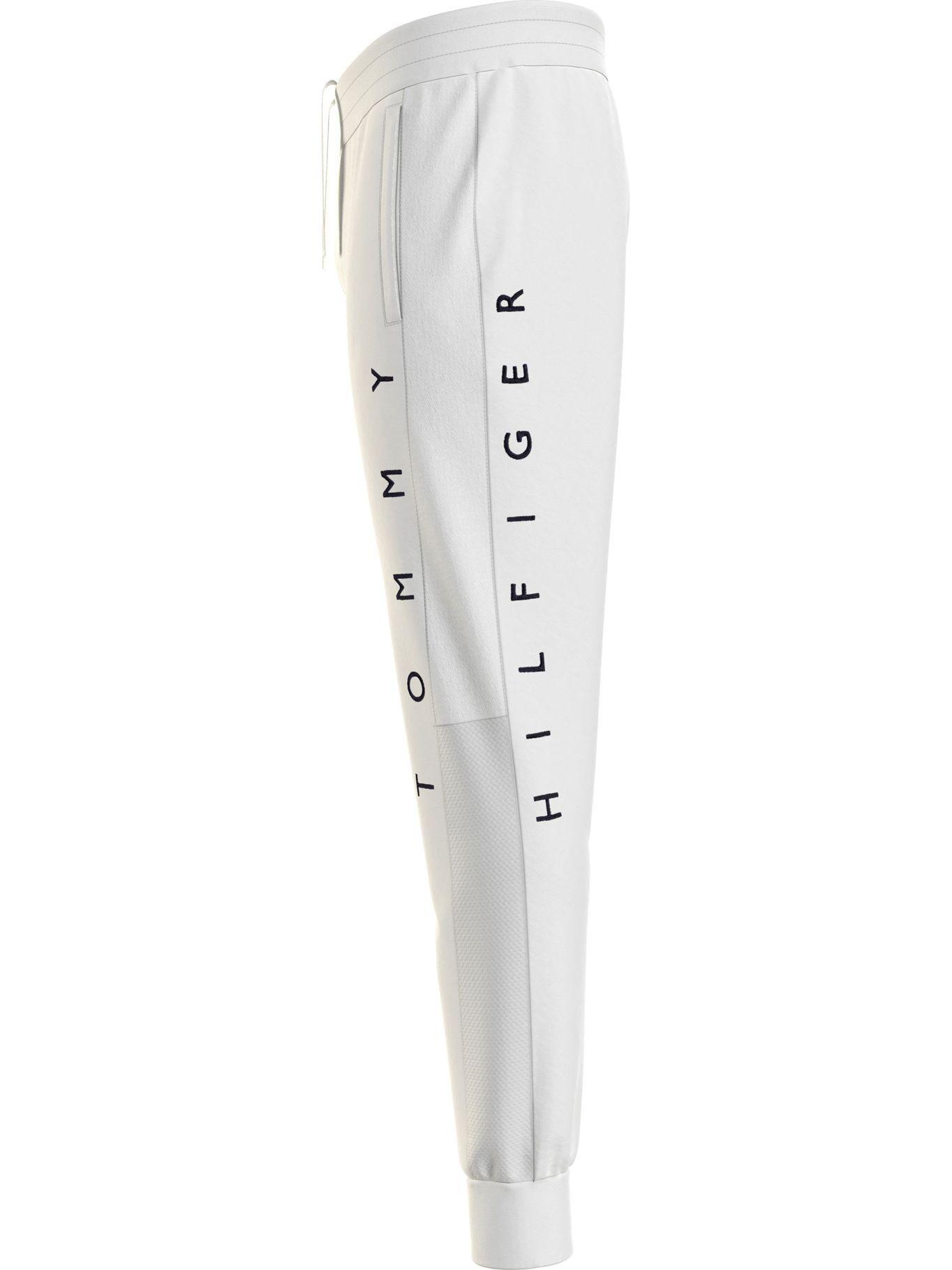 Joggers Mono Flag Logo Beige Tommy Hilfiger-3