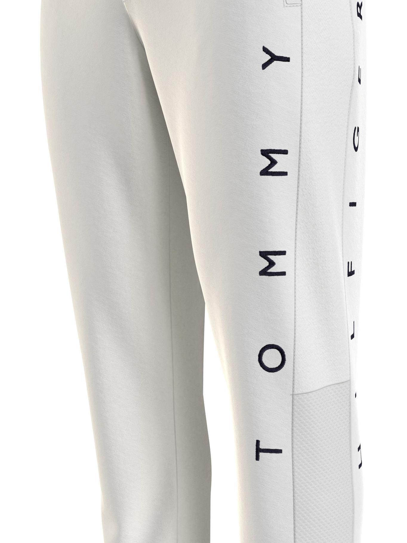Joggers Mono Flag Logo Beige Tommy Hilfiger-4