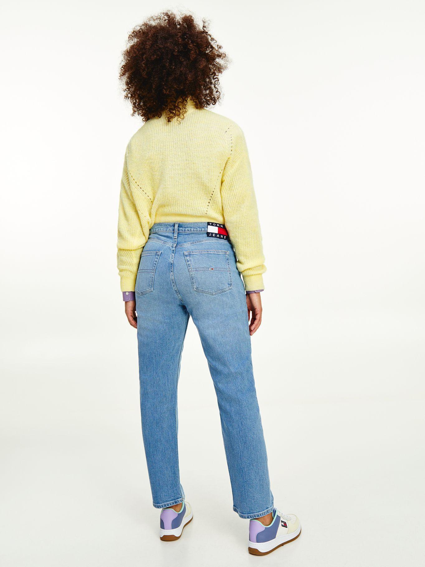 Sweater Texturizado Amarillo Tommy Jeans M2-1