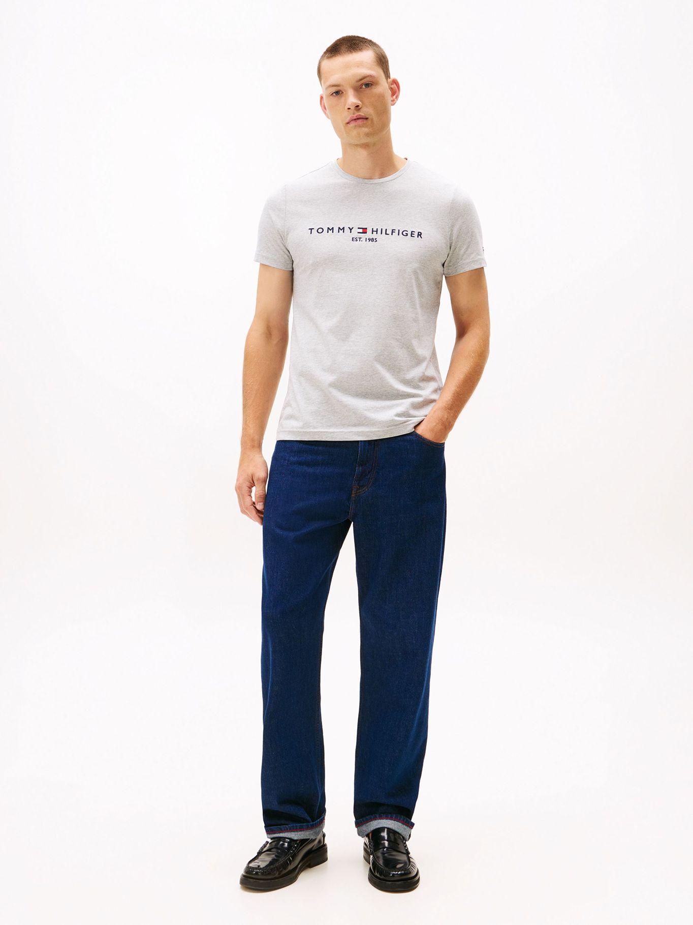 Polera Im Core Logo Slim Fit Gris 501 Tommy Hilfiger-1