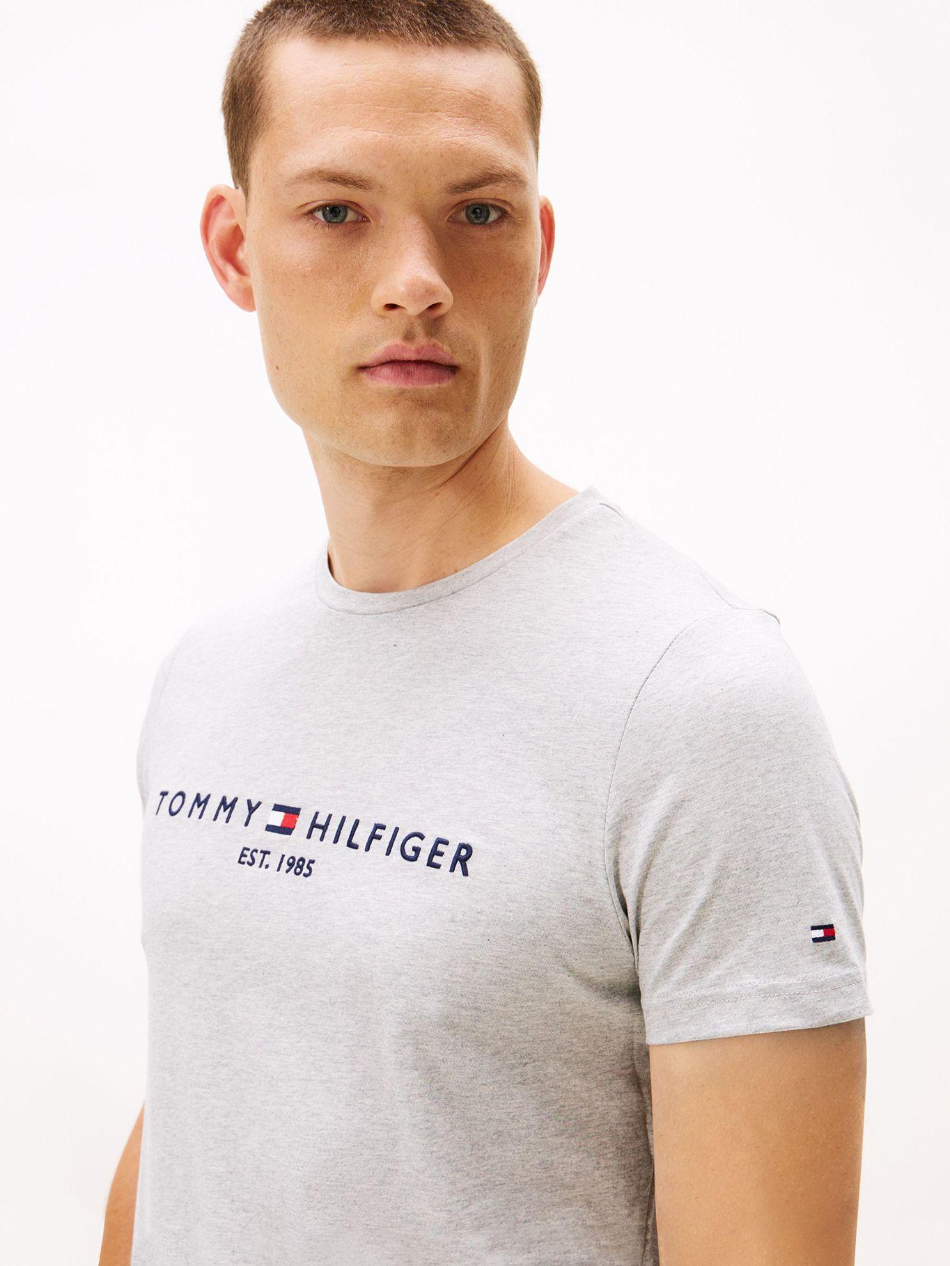 Polera Im Core Logo Slim Fit Gris 501 Tommy Hilfiger-3