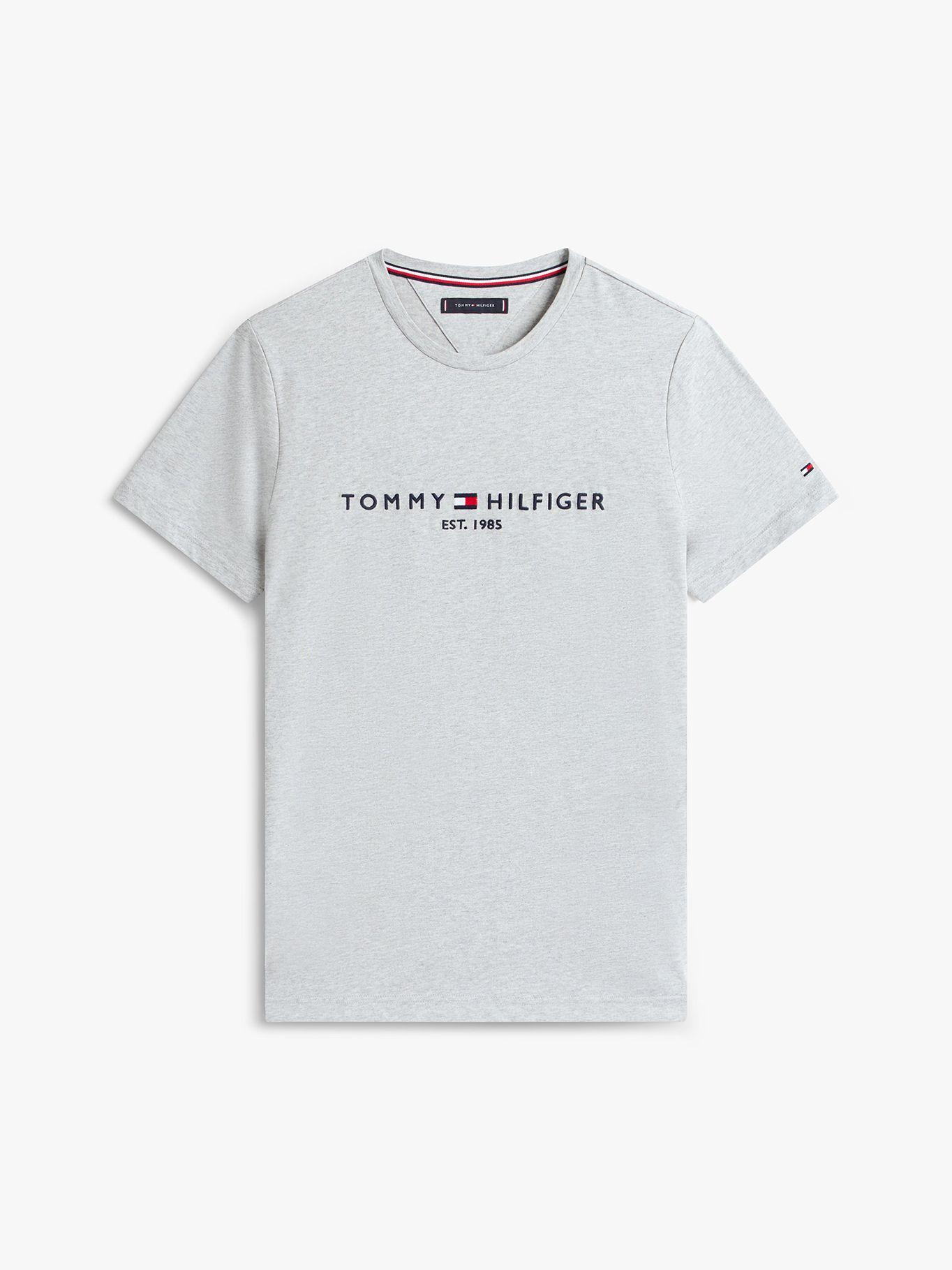 Polera Im Core Logo Slim Fit Gris 501 Tommy Hilfiger-4