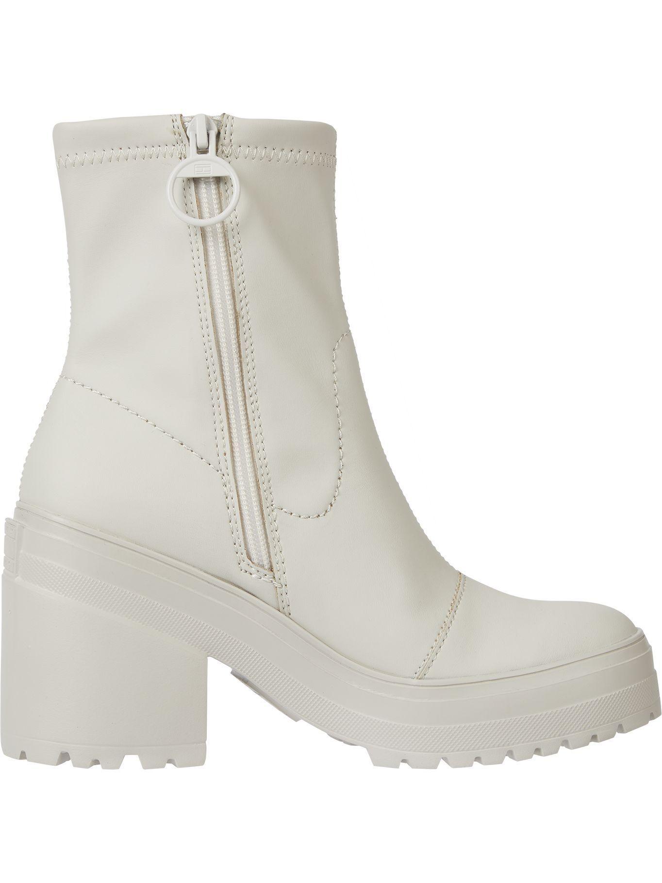 Botines De Tejido Vegano Crema Tommy Jeans-2